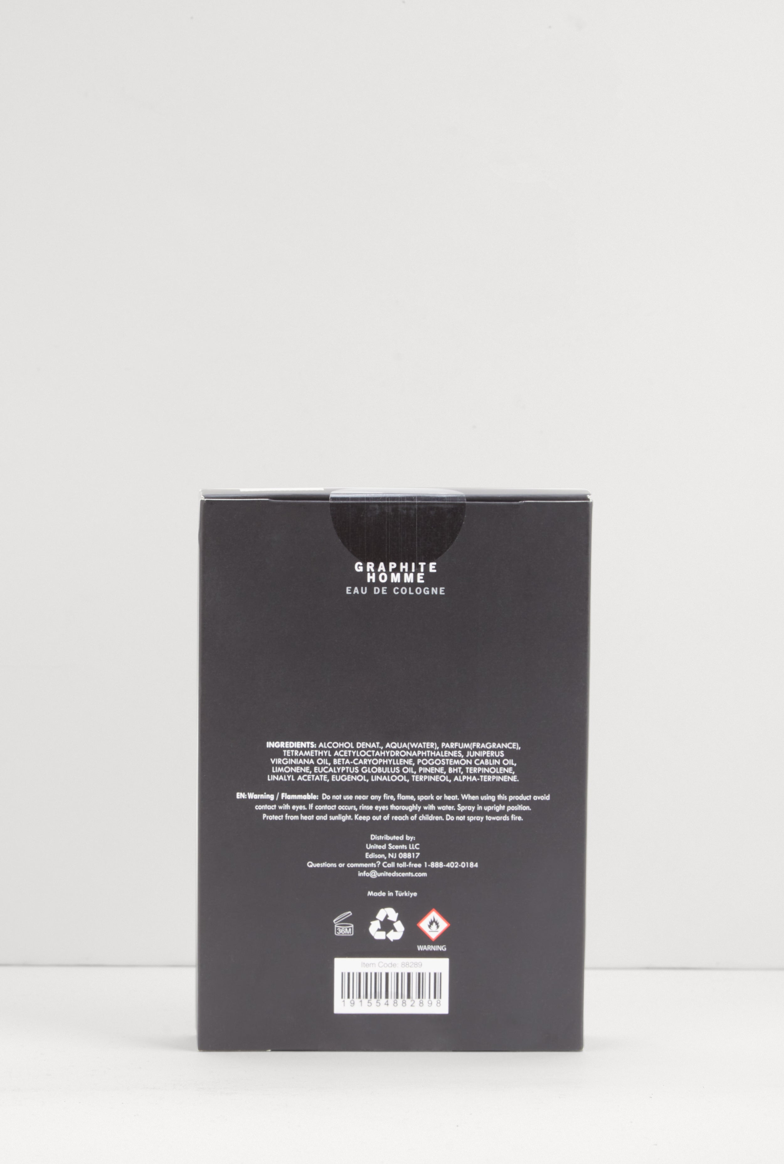 Mens 80 Proof Graphite Cologne