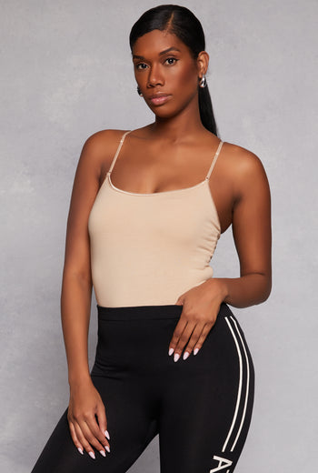 Scoop Neck Shelf Bra Cami