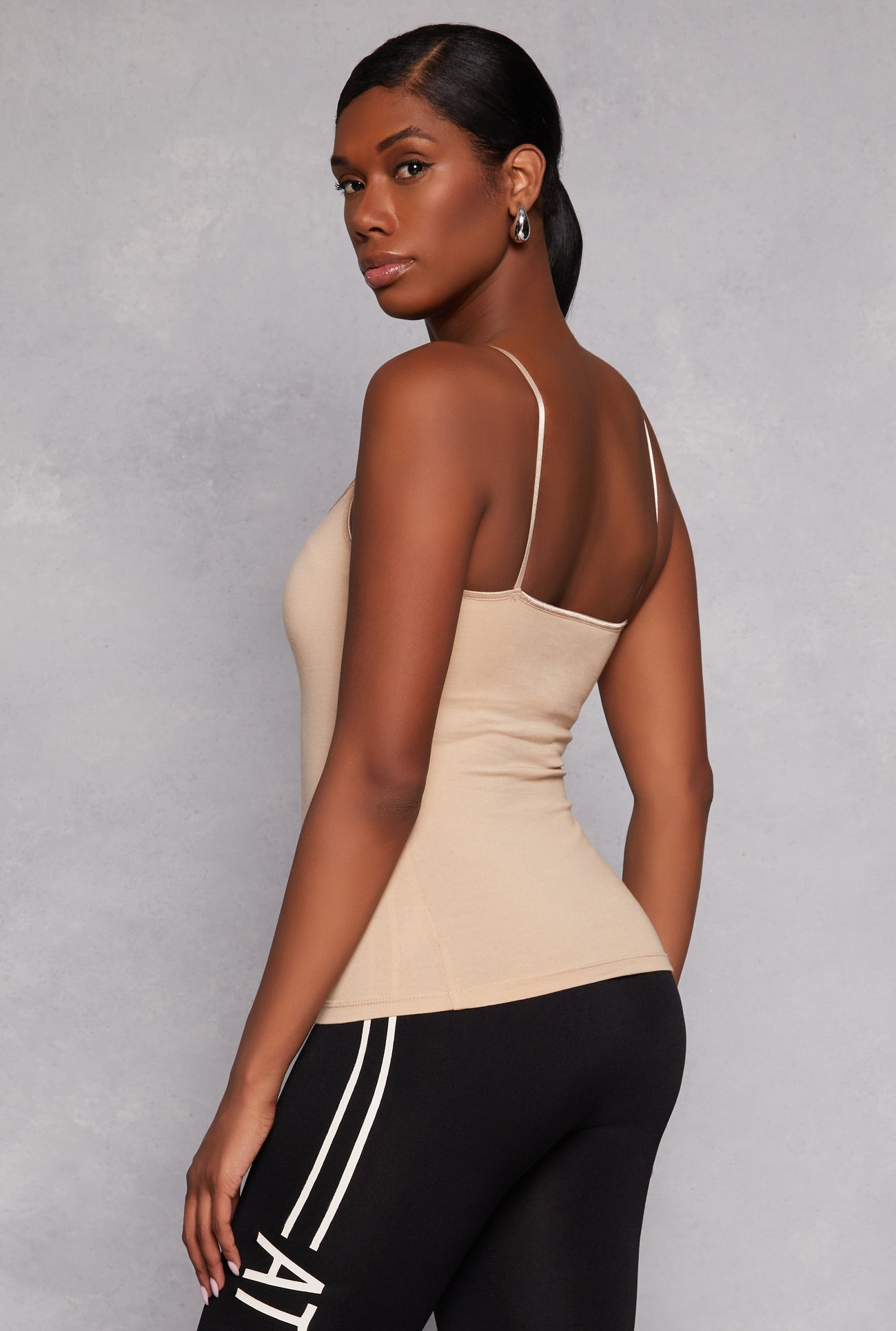 Scoop Neck Shelf Bra Cami