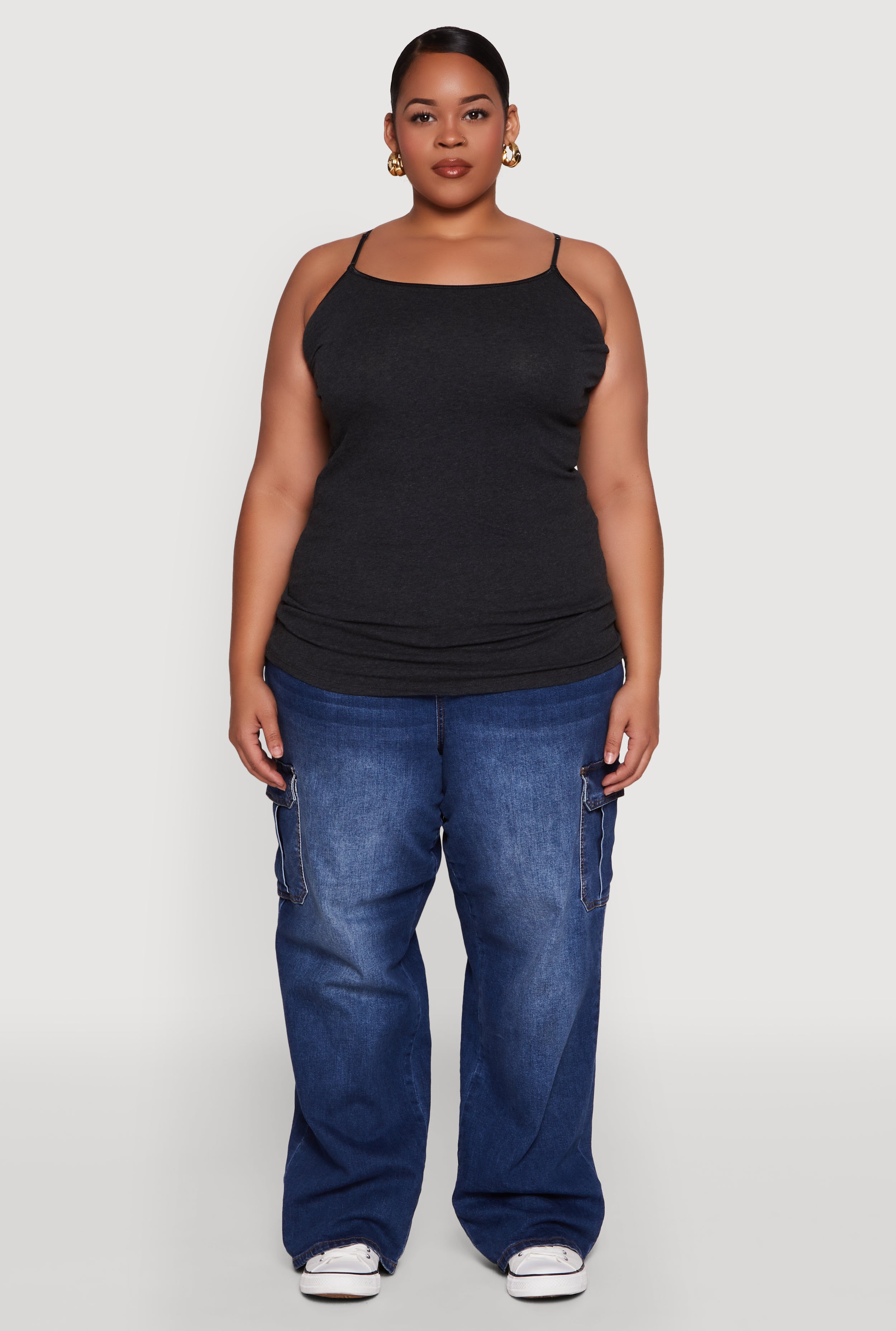 Plus Size Scoop Neck Cami