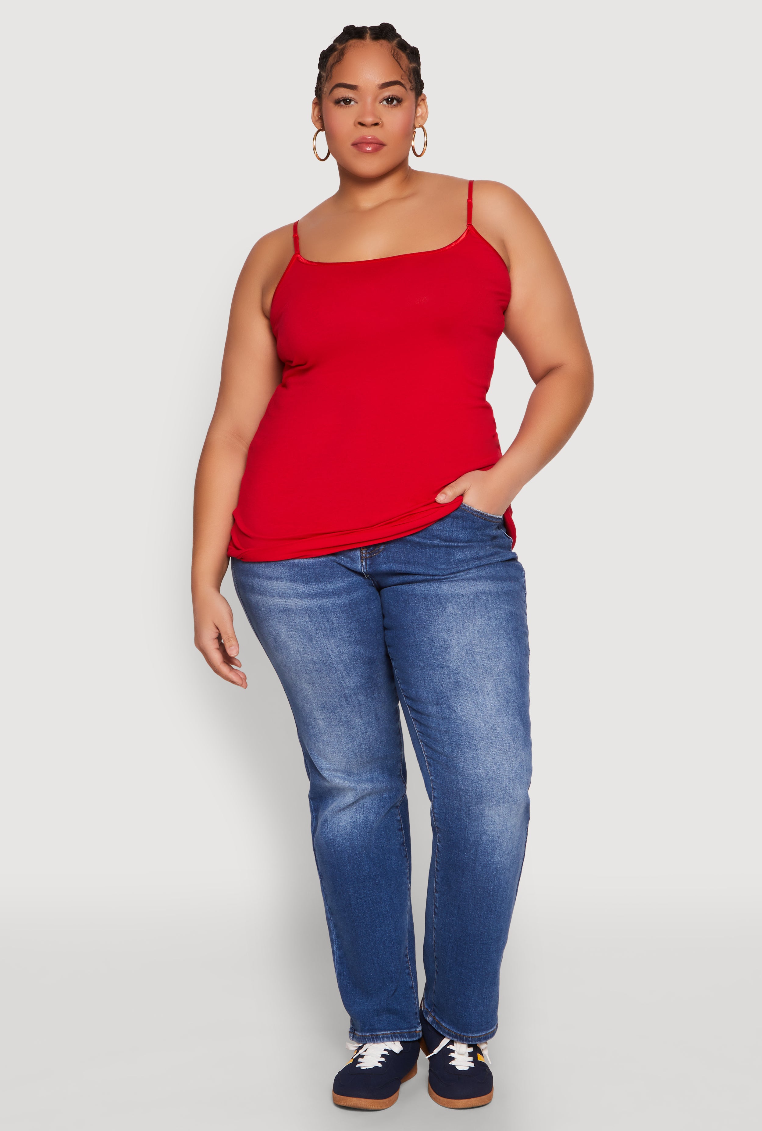Plus Size Scoop Neck Cami