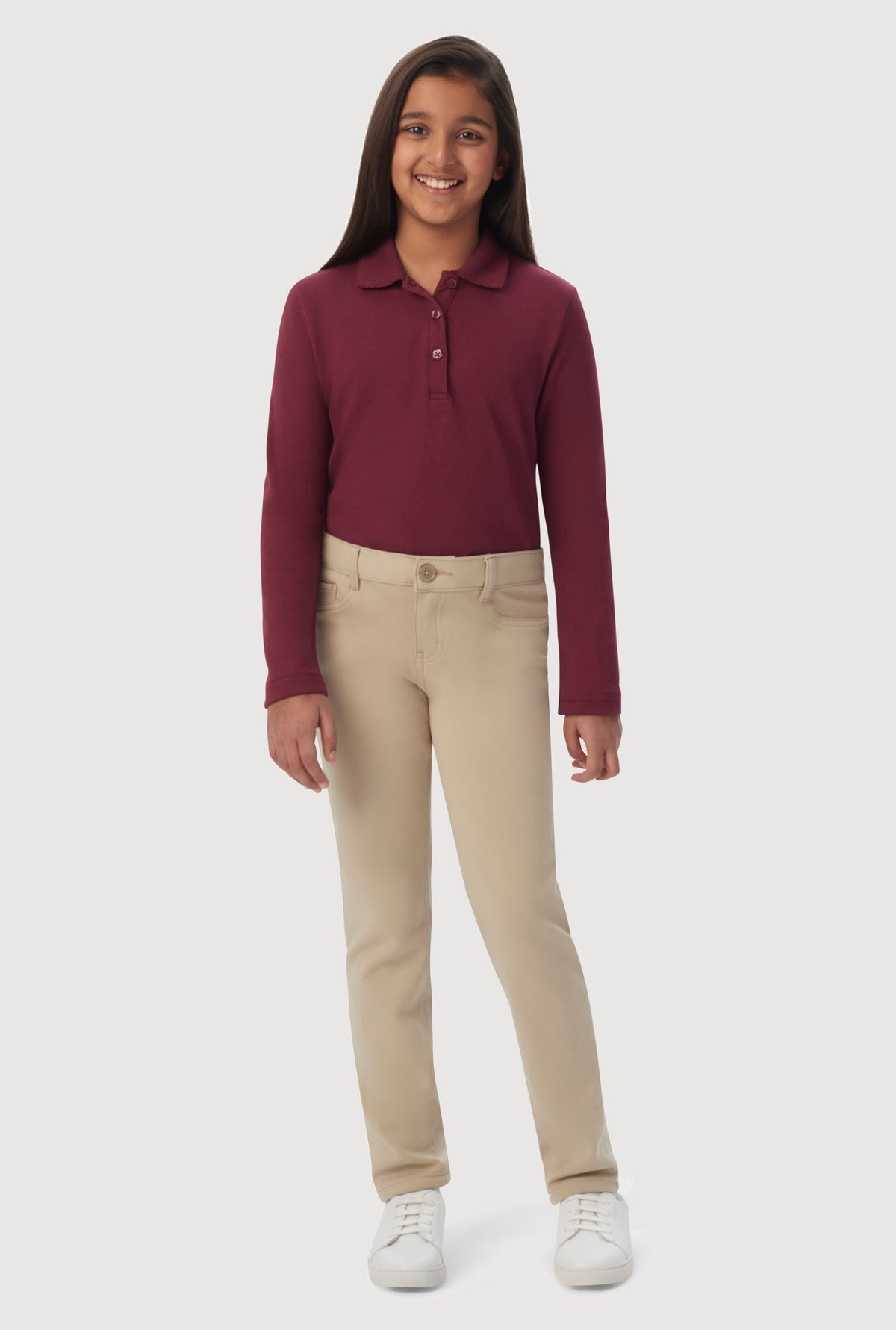 4 6x Solid Skinny Leg Pants