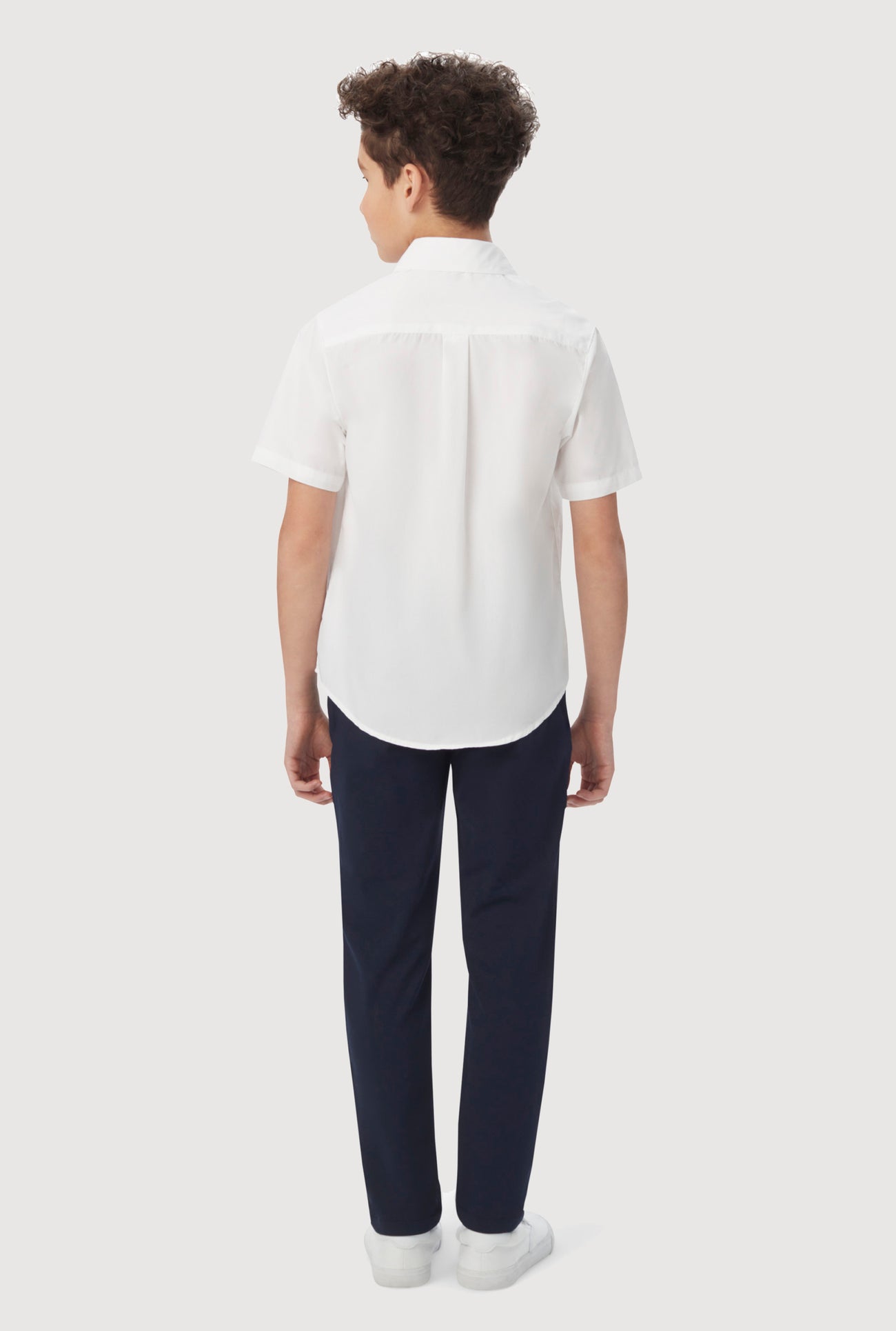 French Toast Boys 16-20 Short Sleeve Button Front Shirt