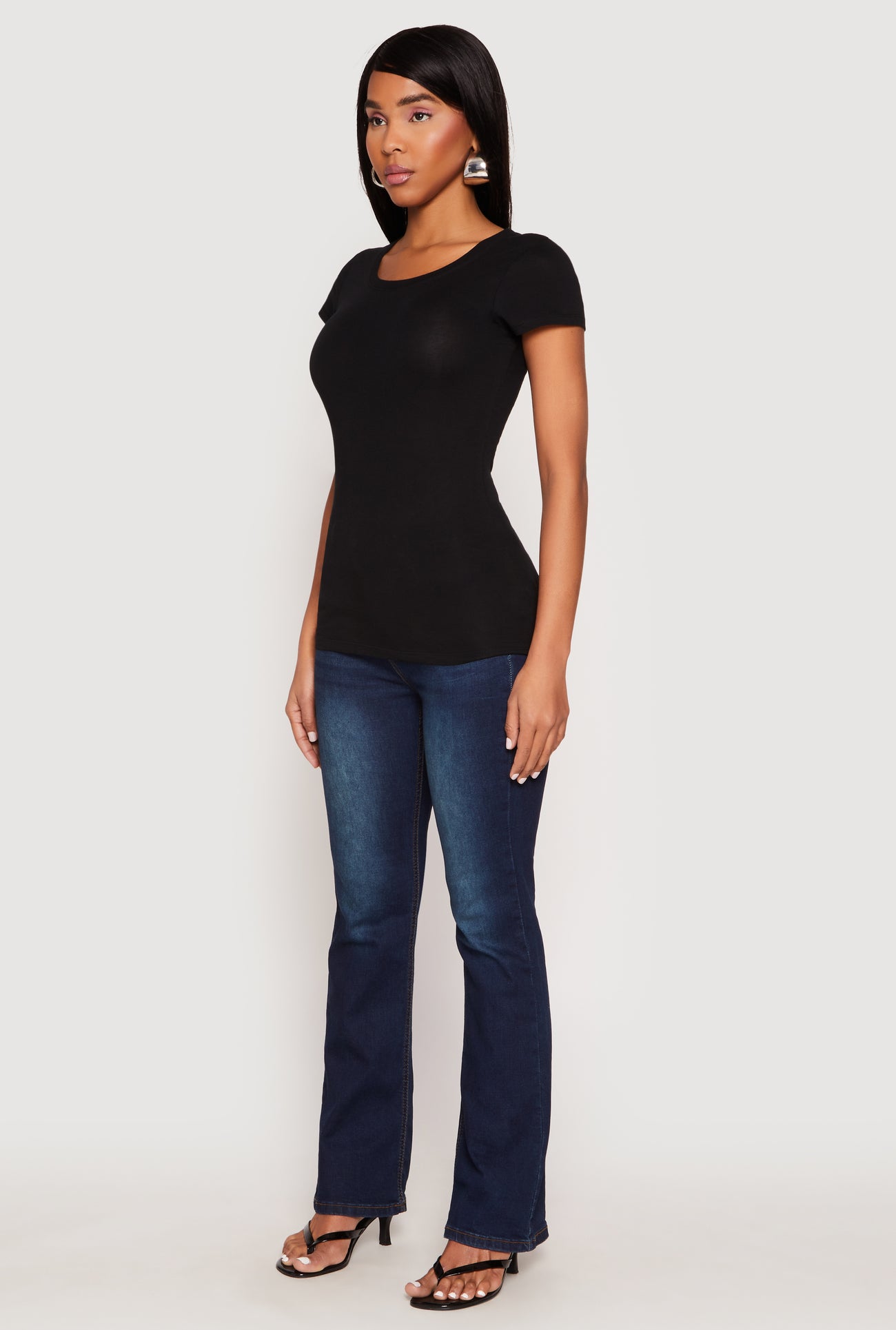 Basic Scoop Neck Tee