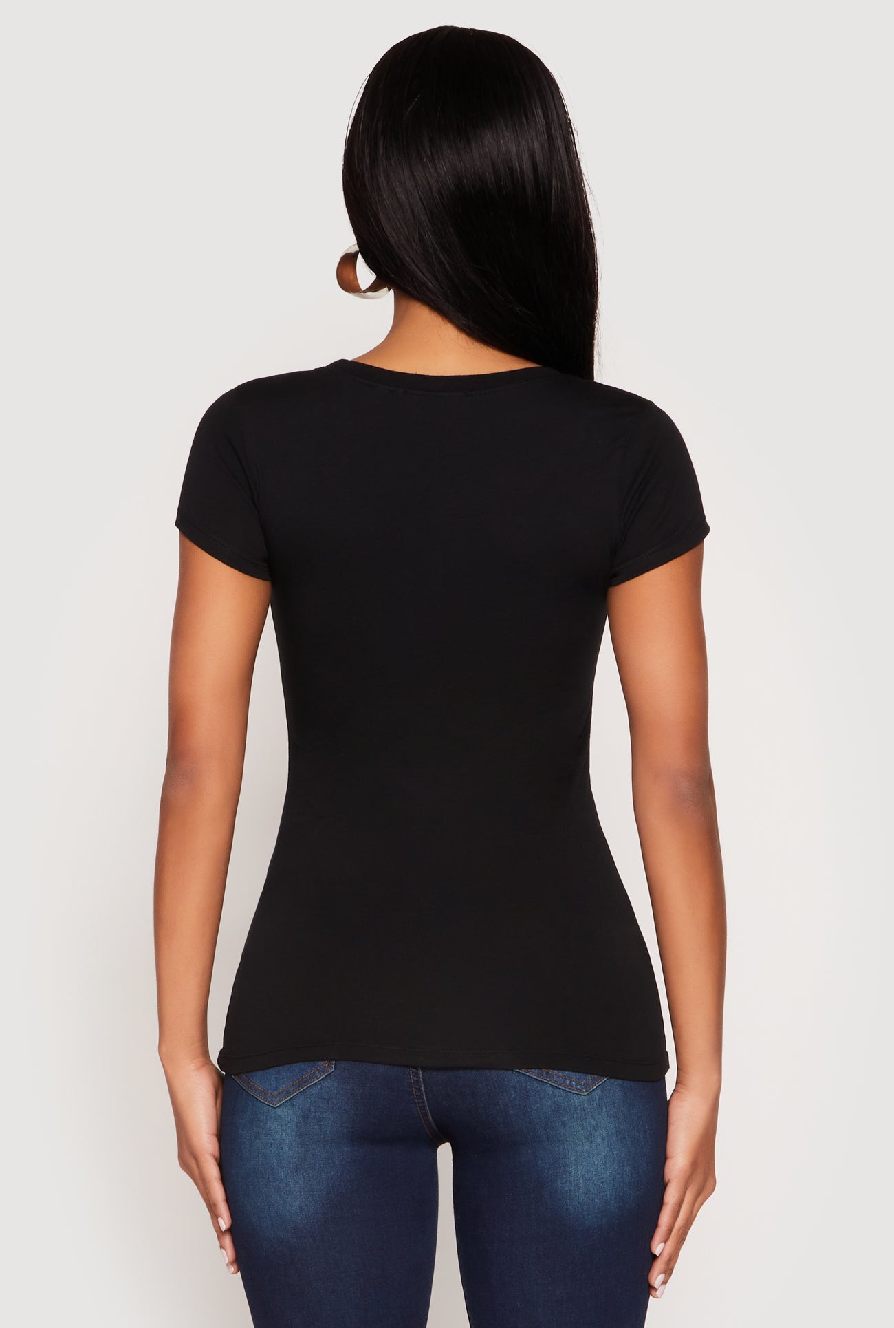 Basic Scoop Neck Tee