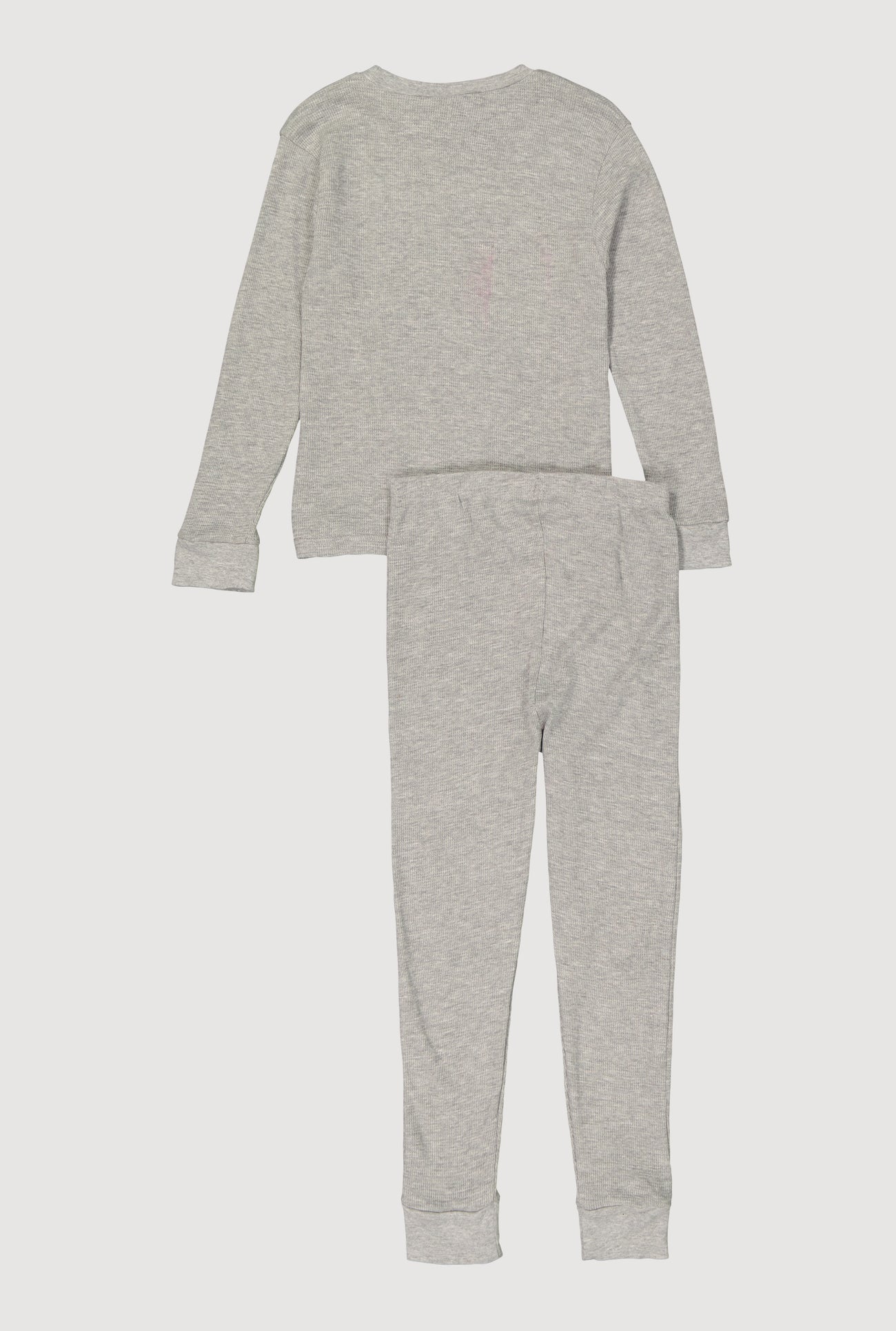 Boys Waffle Knit Long Sleeve Thermal Top and Pants