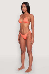 Tie Back Triangle Bikini Top