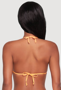 Tie Back Halter Neck Bikini Top