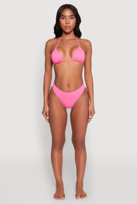 Halter Neck Triangle Bikini Top