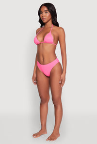 Halter Neck Triangle Bikini Top