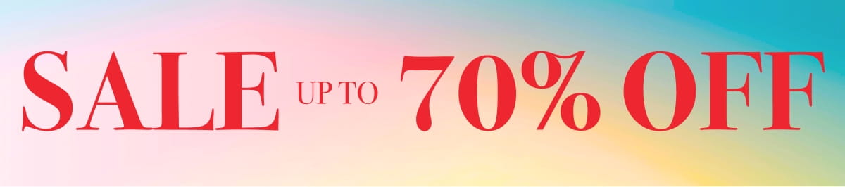 Sale up to 70% OFF