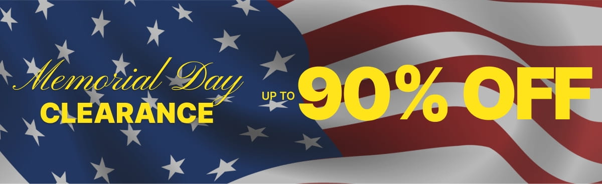 Memorial Day CLEARANCE UP TO 90% OFF
