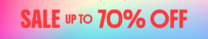 SALE UP TO 70%OFF