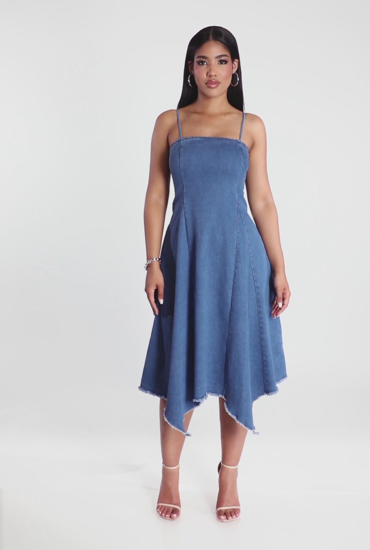 MILK トレンチDress デニムブルー(るん) フルカウント FULL COUNT[1108XX]15.5oz ニューストレート