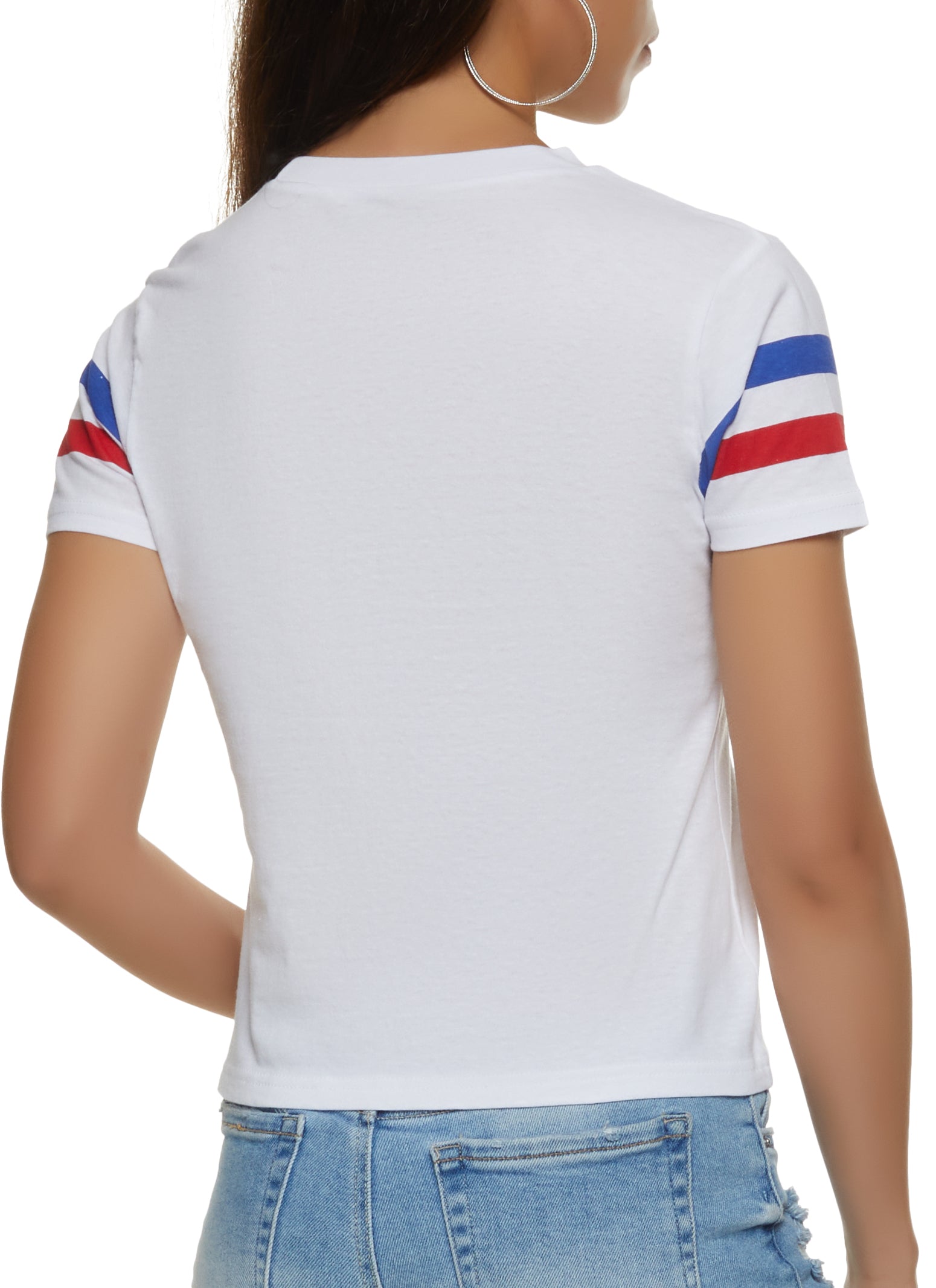 Americana Lip Graphic T Shirt