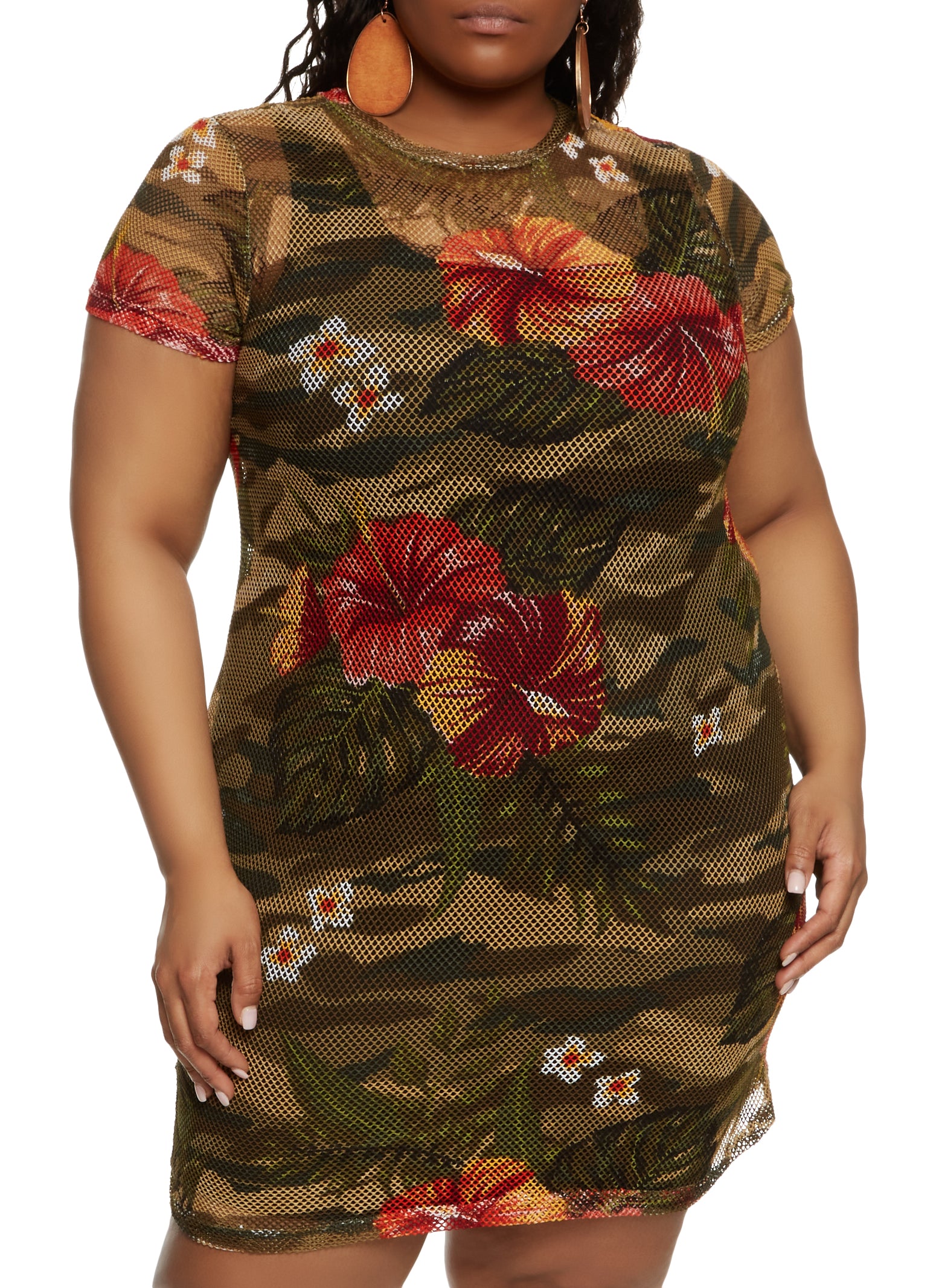 Fishnet Flower Pattern