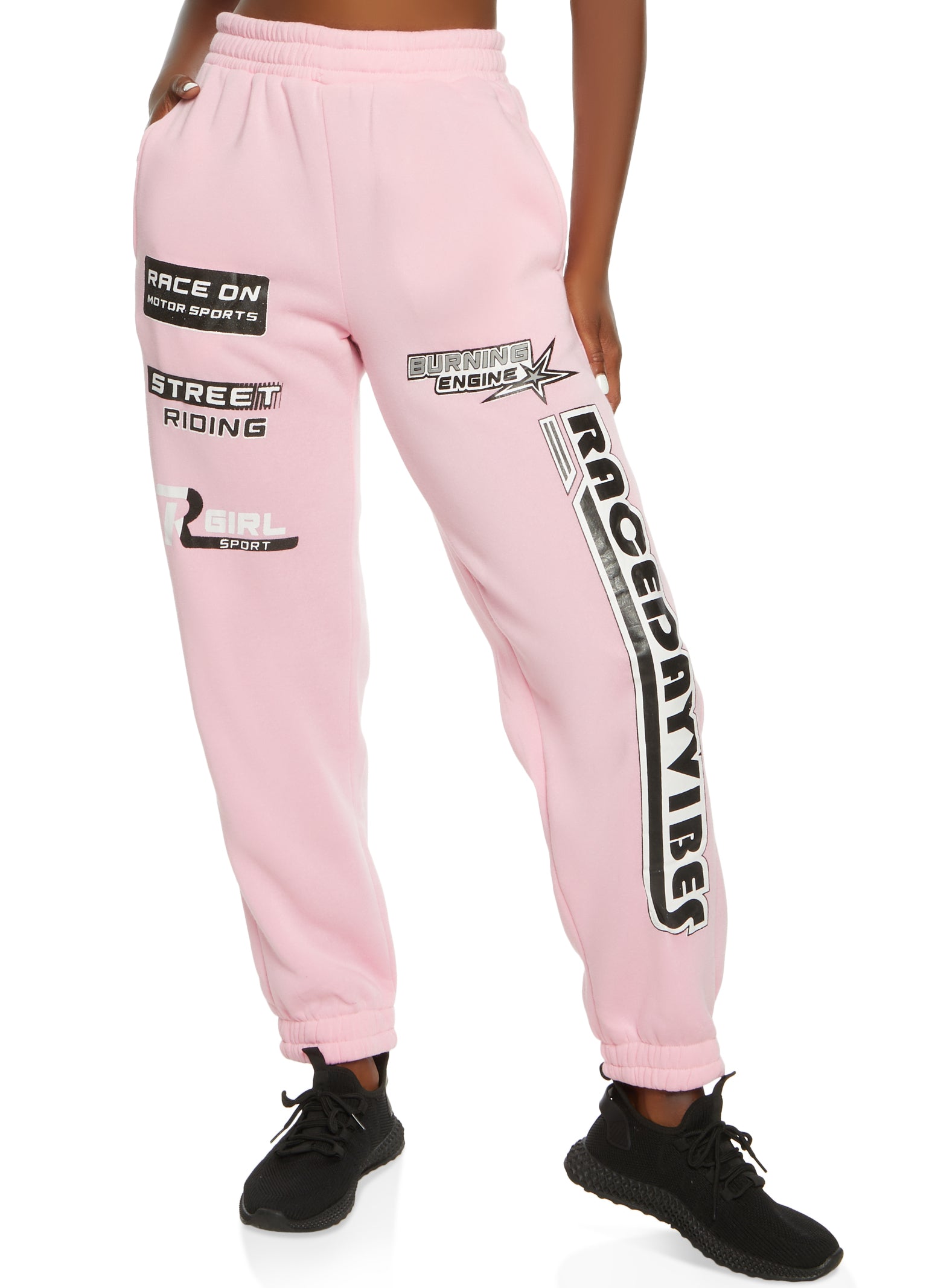 Race Day Vibes Graphic Joggers