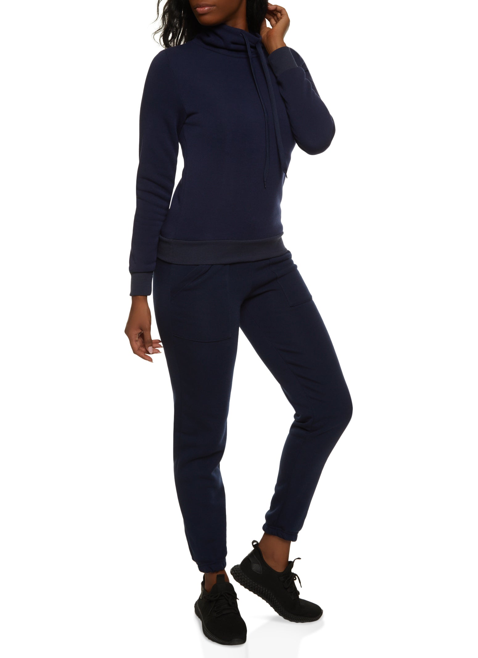 Fleece Funnel Neck Sweatshirt