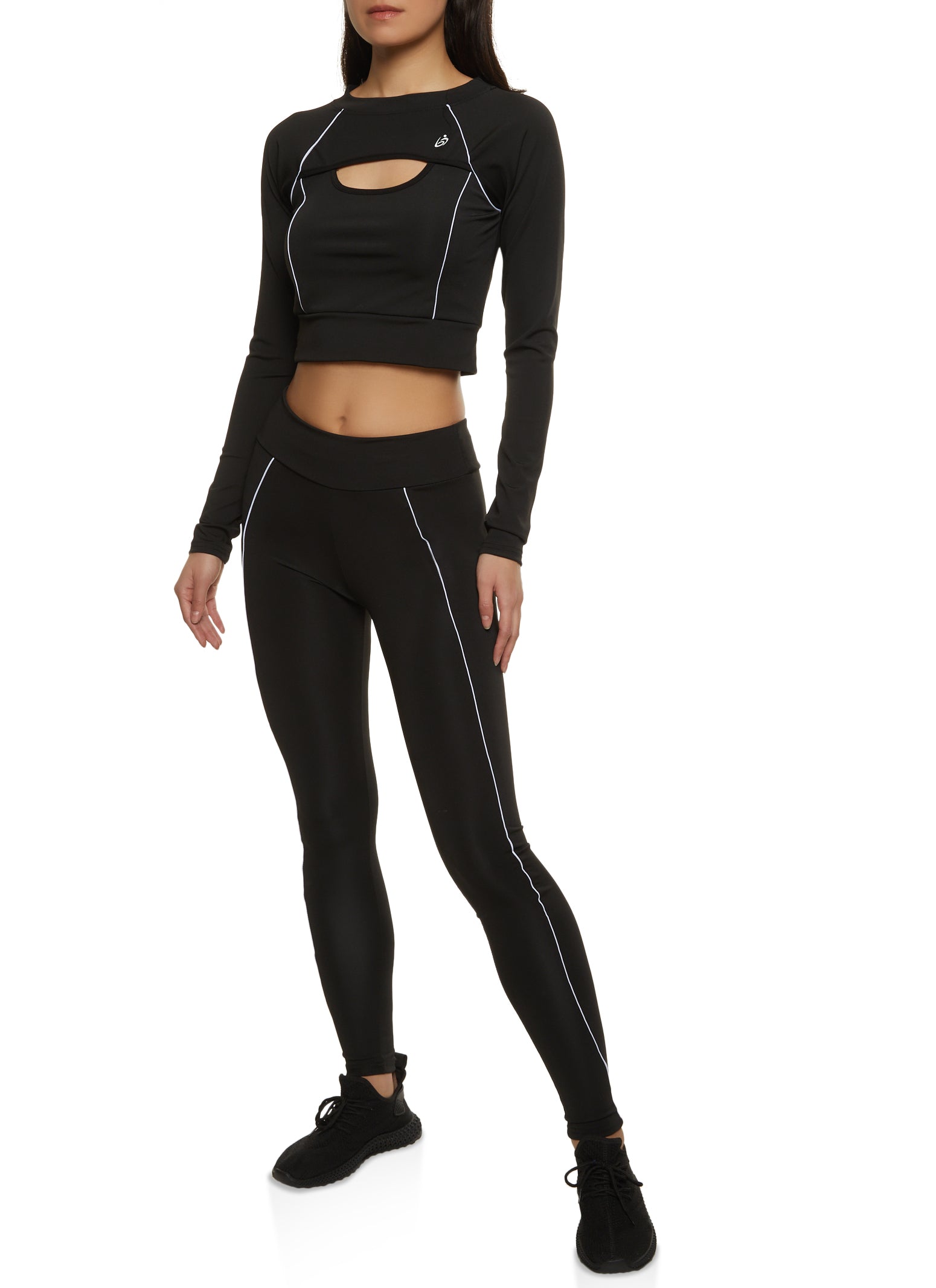 Cropped Cut Out Athletic Top