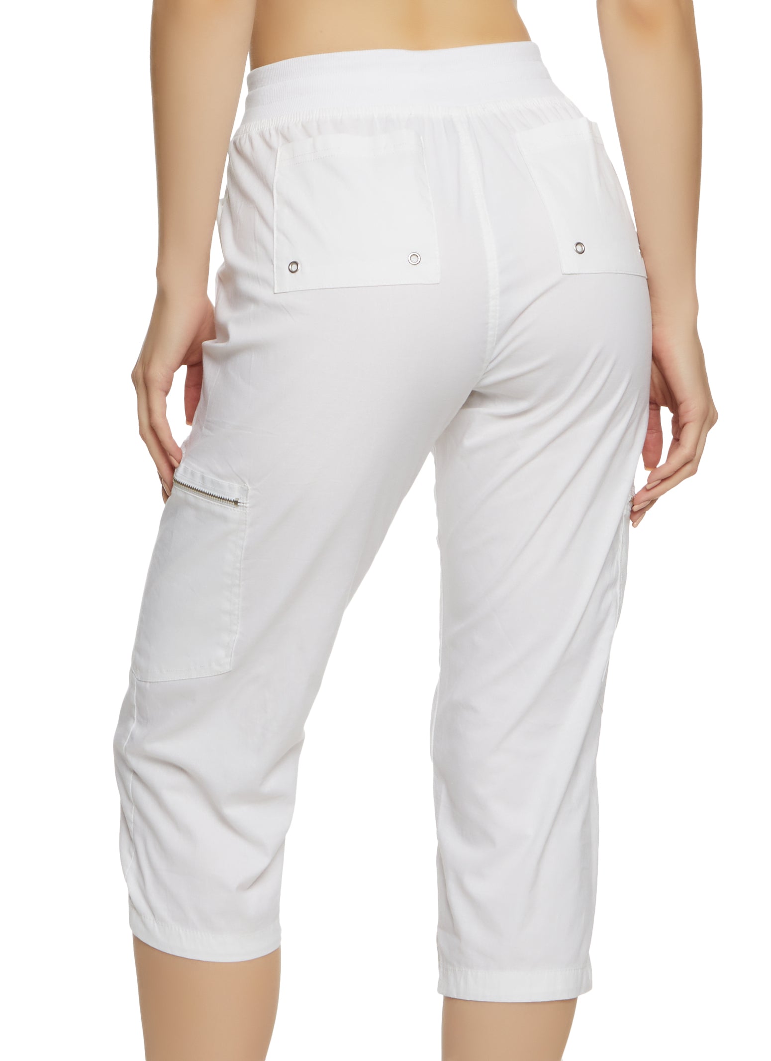 Zip Pocket Capri Pants