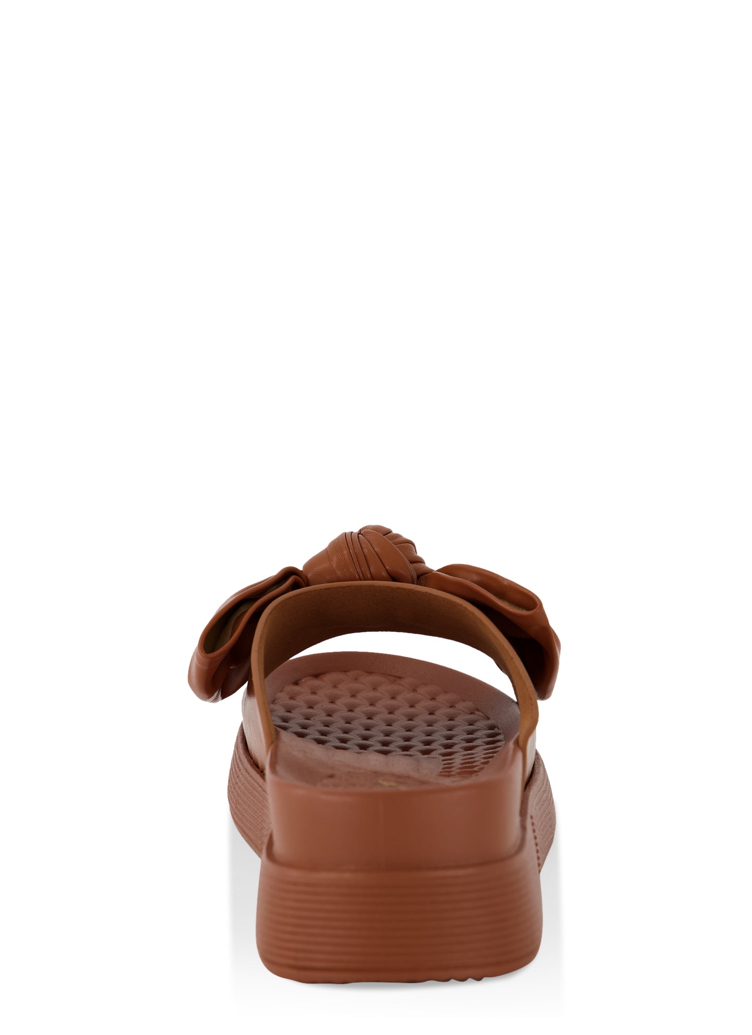 Bow Tie Band Slide Sandals