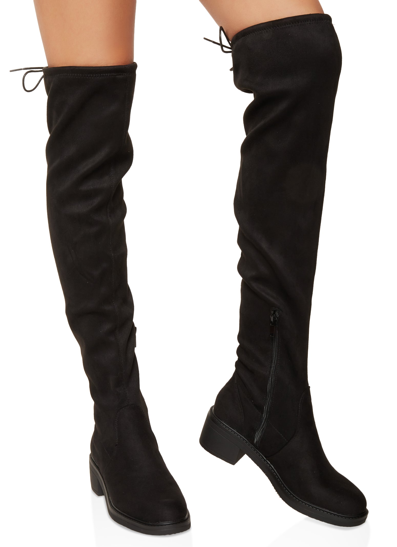 Tie Back Over the Knee Boots