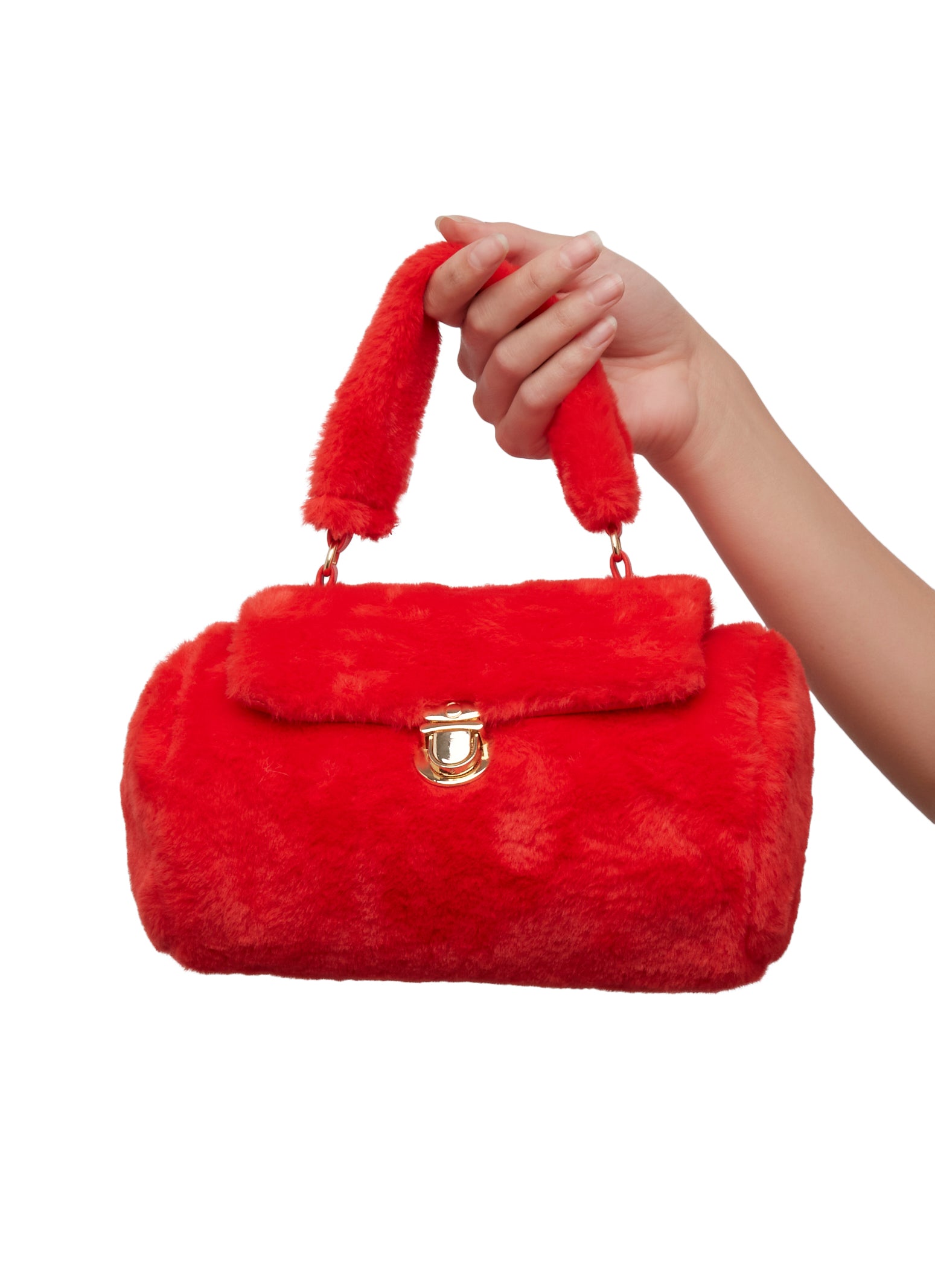 Cute Plush Autumn Winter Fur Handbag Sweet Beauty Heart Shape Purse Set  Imitation Rabbit Faux Fur Bag For Woman - AliExpress