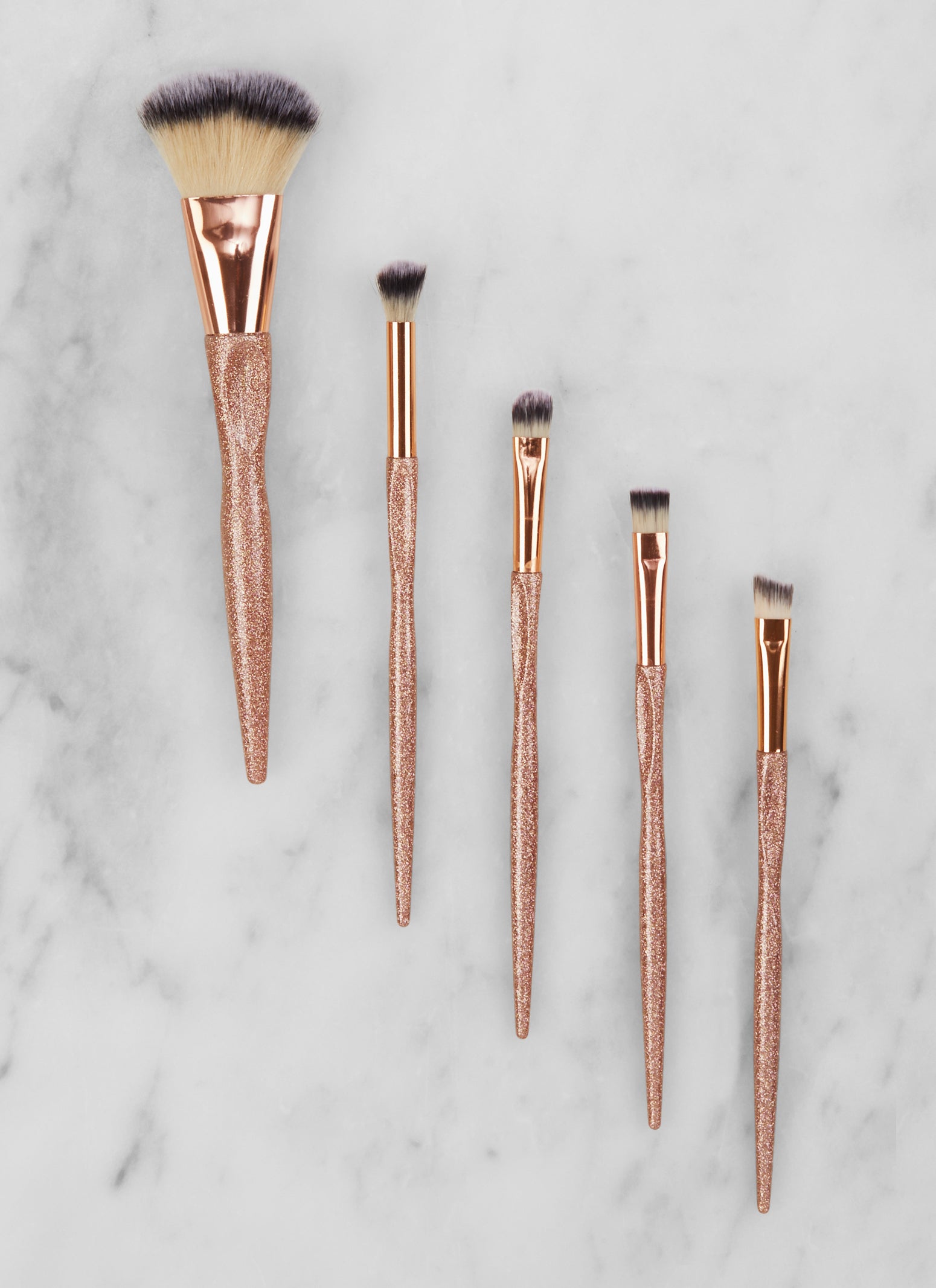 Synthetic Glitter Makeup Brush Set