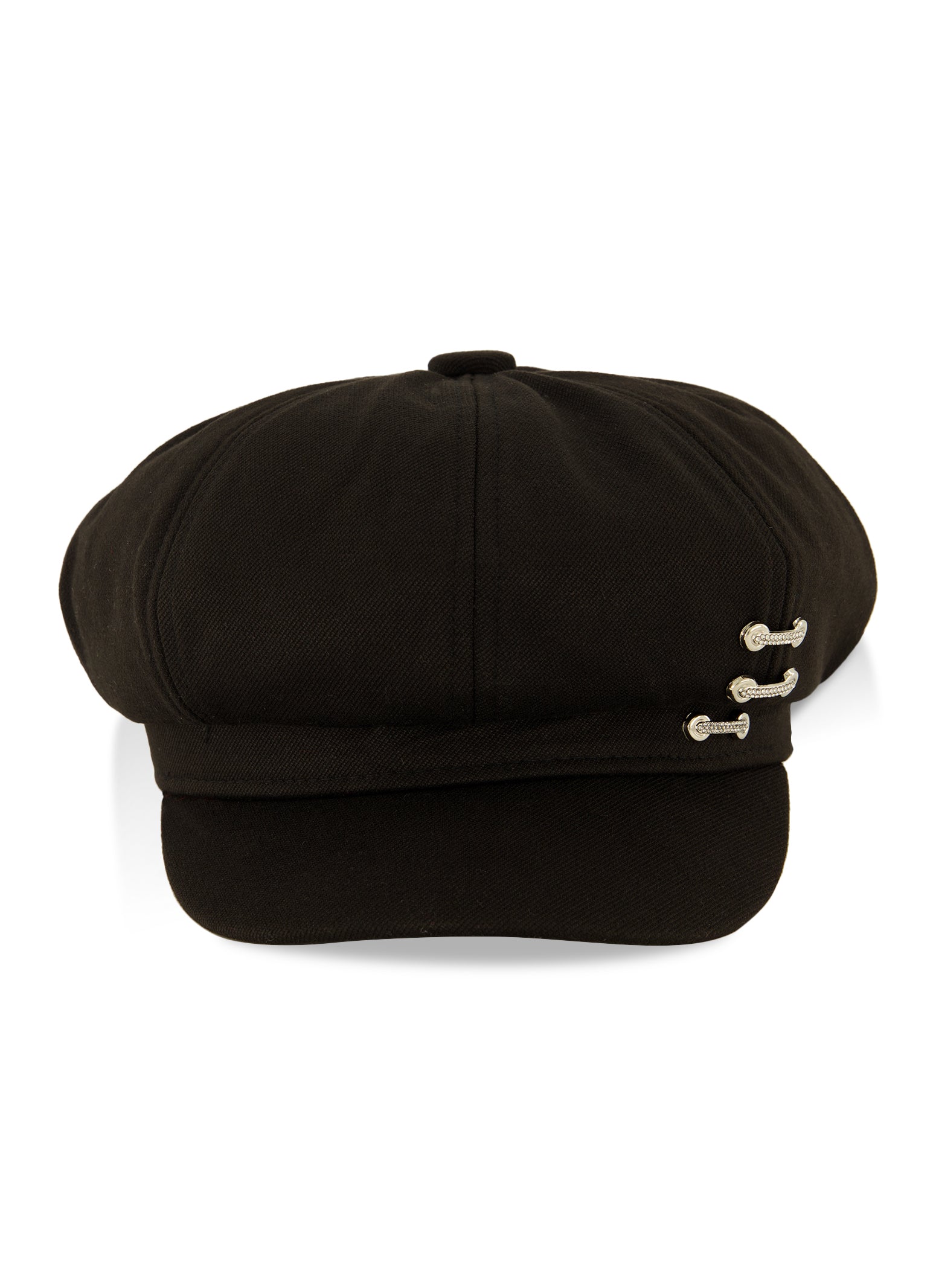 Rhinestone Detail Cabbie Hat