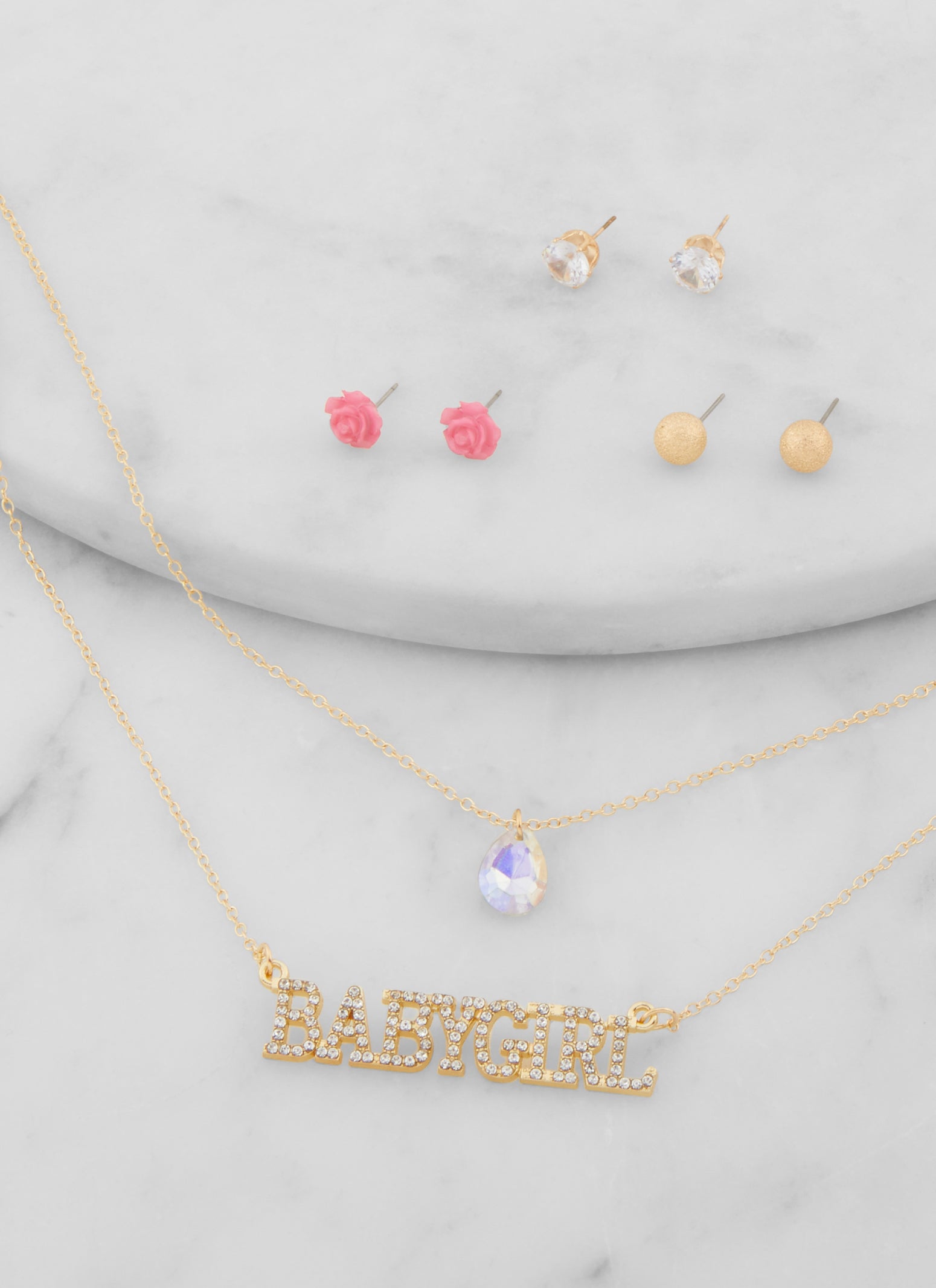 Buy 14K Gold Babygirl Necklace, 925 Silver Necklace, 22K Gold Plated  Necklace, Baby Girl Necklace, Birthday Gift, Valentines Day Gift, Halloween  Online in India - Etsy