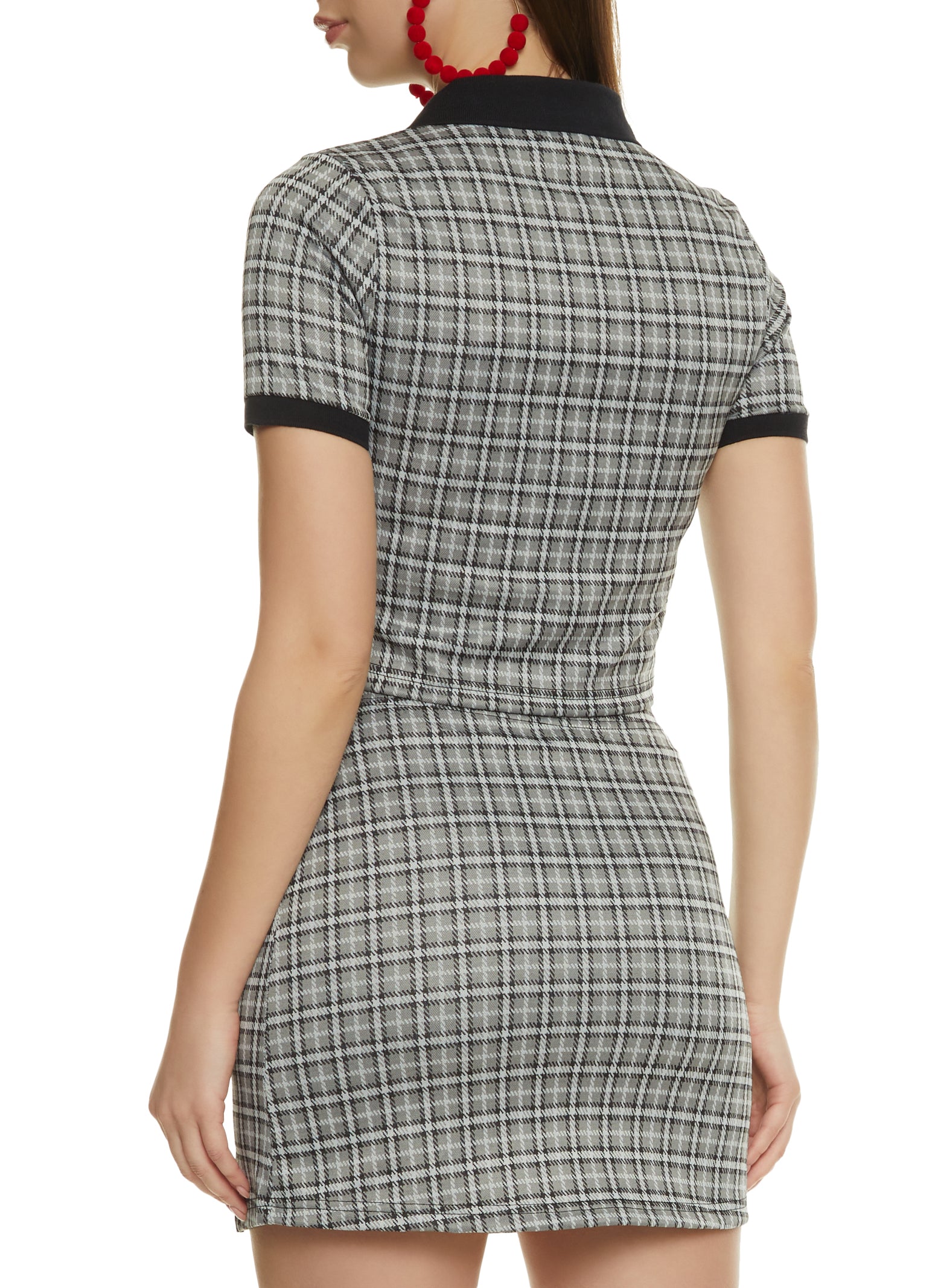 Cropped Polo Shirt