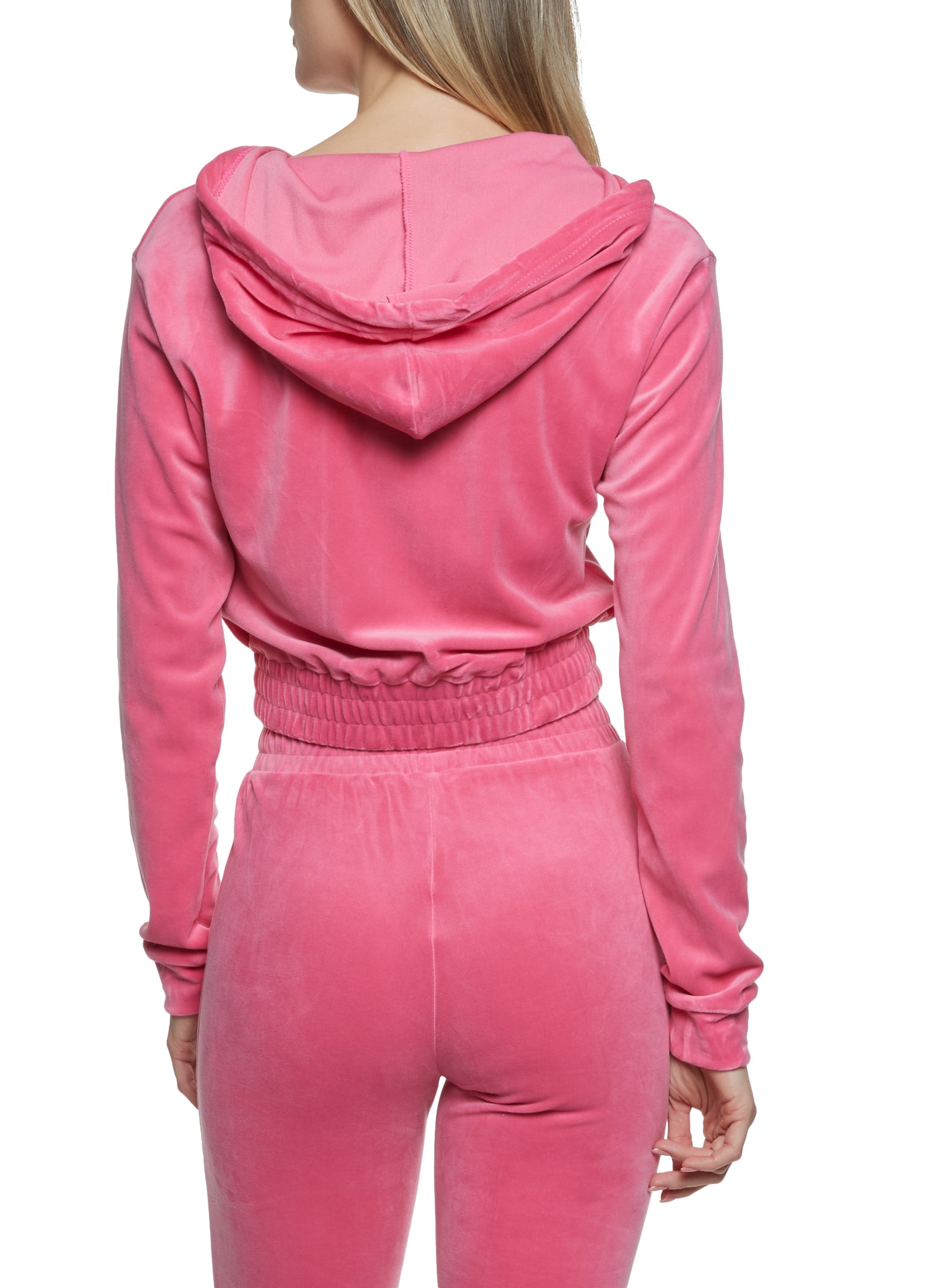 Velvet zipper hoodie Clearance