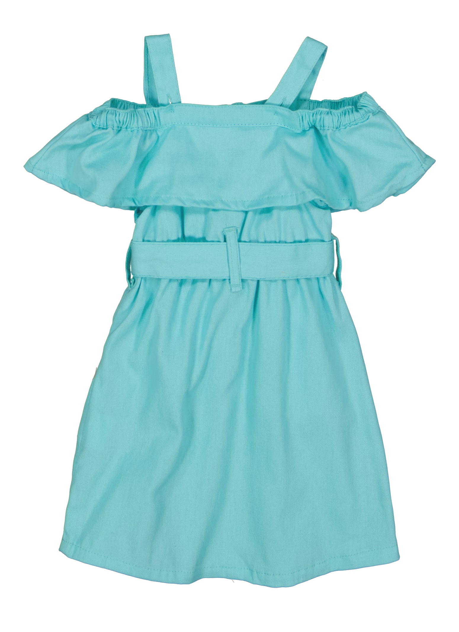 Toddler Girls Ruffle Overlay Tie Waist Sundress toddler-girls-ruffle-overlay-tie-waist-sundress
