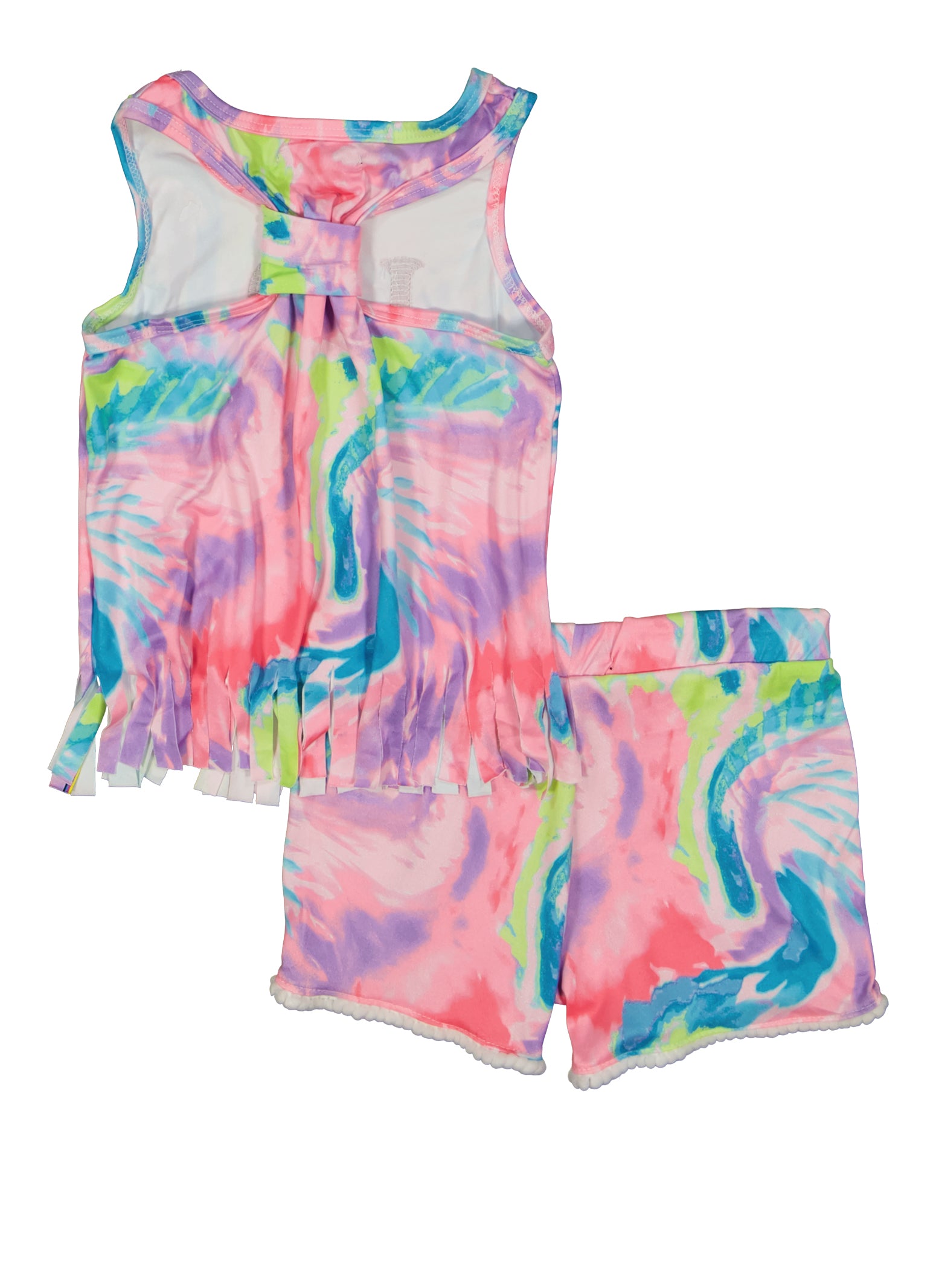 Toddler Girls Love Sequin Tank Top and Shorts