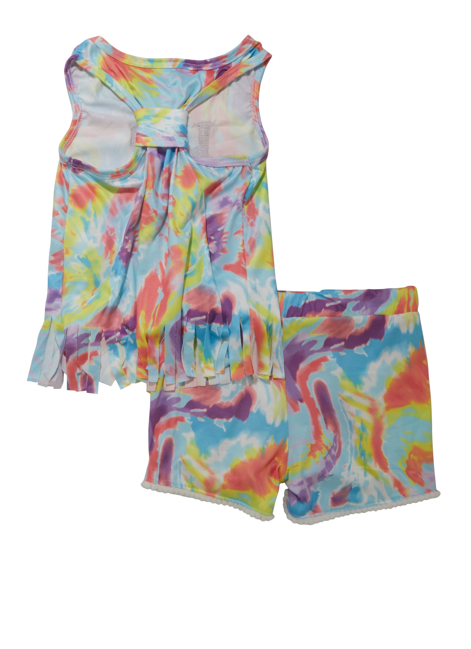 Toddler Girls Love Sequin Tank Top and Shorts