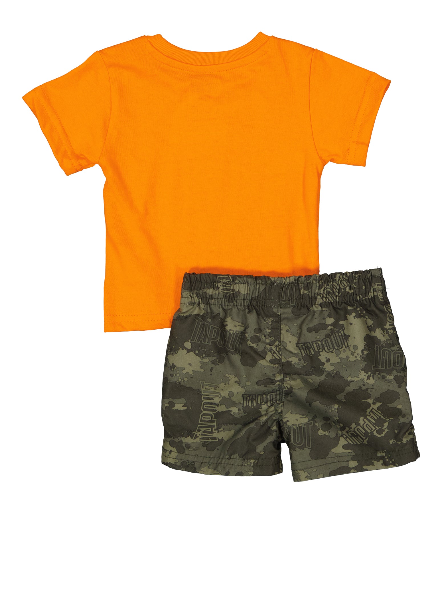Baby Boys 09M Tapout Graphic Tee and Camo Shorts