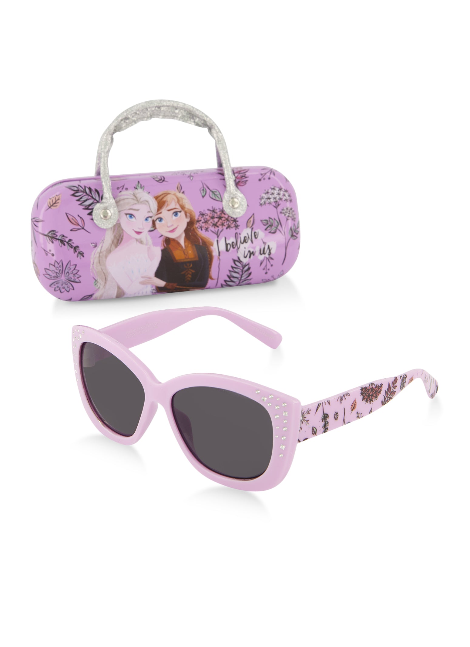 Frozen Rhinestone Sunglasses Case Set