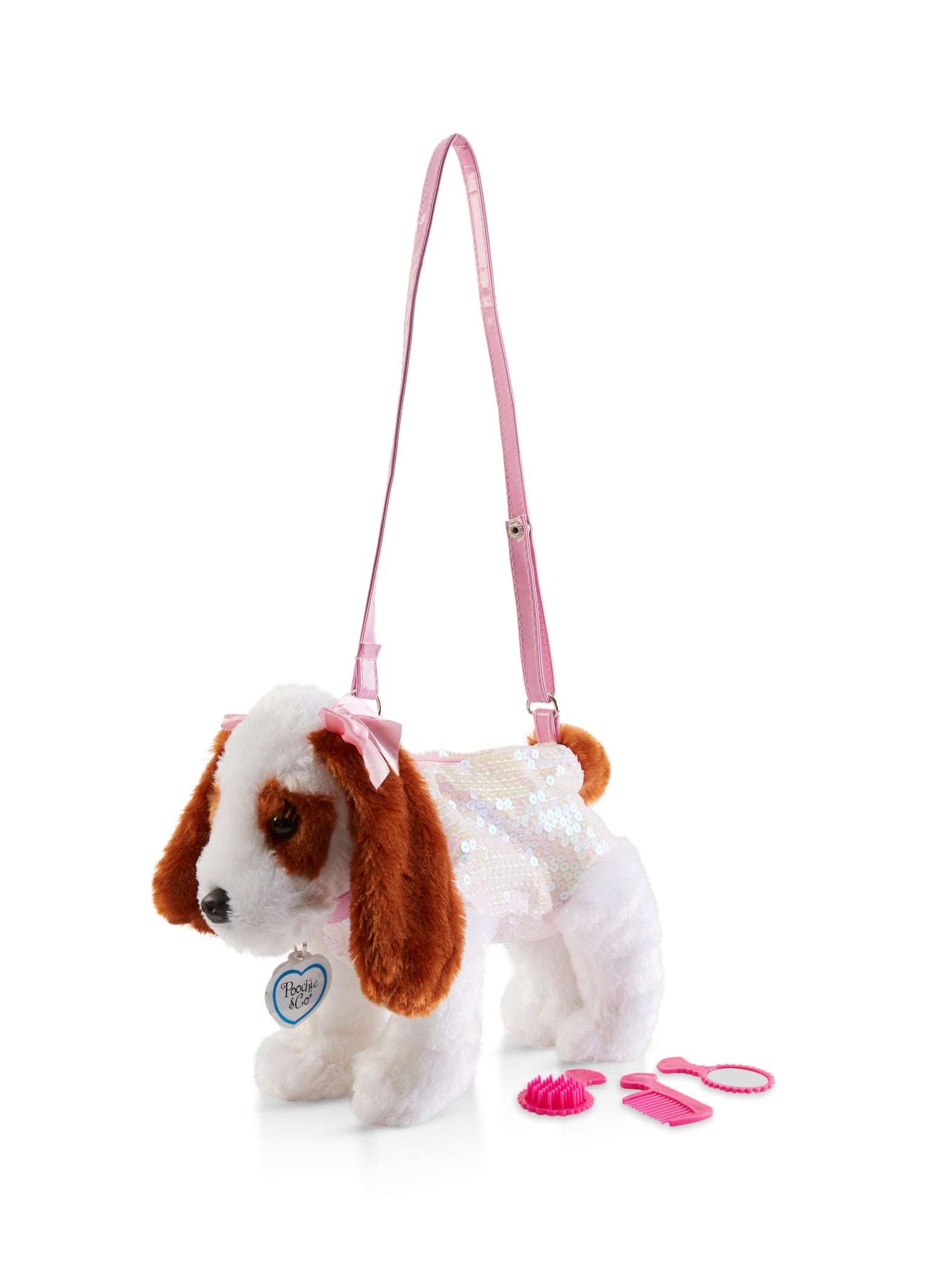 Purse Pets Bag w. Light - Glitter - Dog » Cheap Delivery