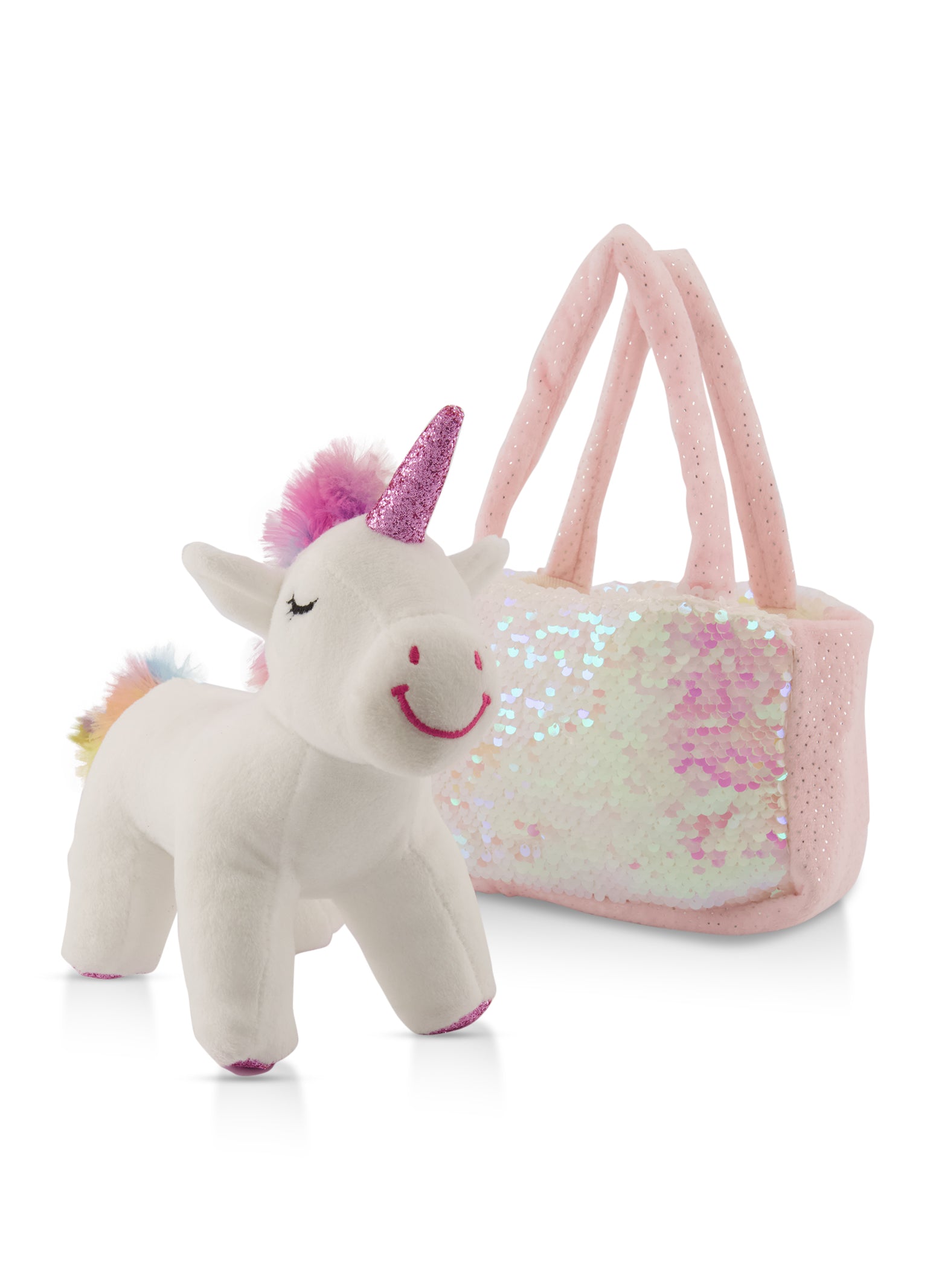 Unicorn Plush Toy Set: Ideal Birthday Gift for Girls aged 3-7. Includes  Stuffed Unicorn, Purse, Necklace & Bracelet. Unique Pink Rainbow Unicorn  Pet. | Best Buy Canada
