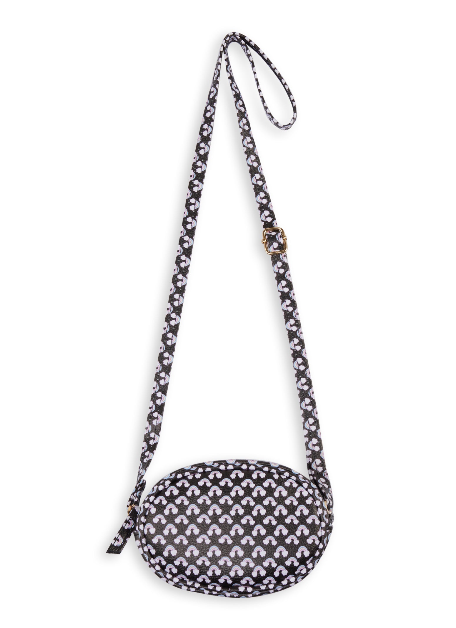Girls Rainbow Print Crossbody Bag