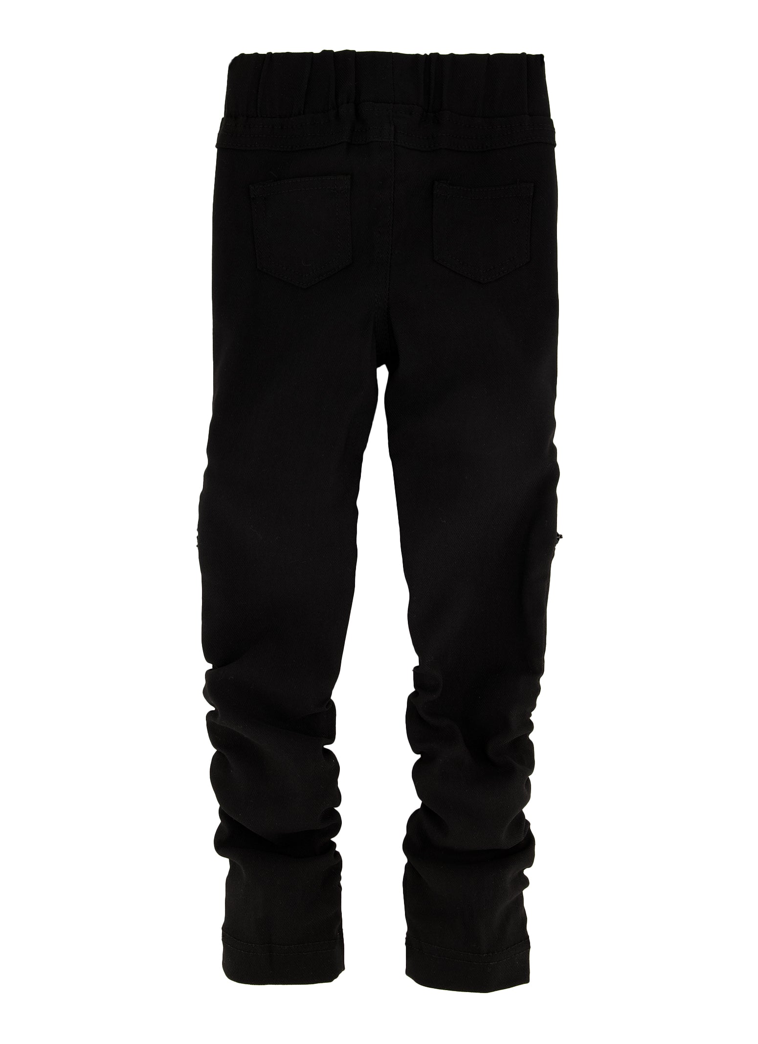 Little Girls Hyperstretch Stacked Moto Pants