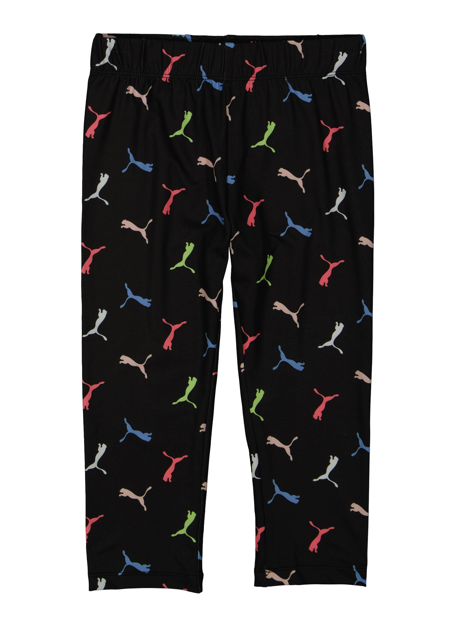 Girls Puma Logo Tie Front Top and Leggings Sets