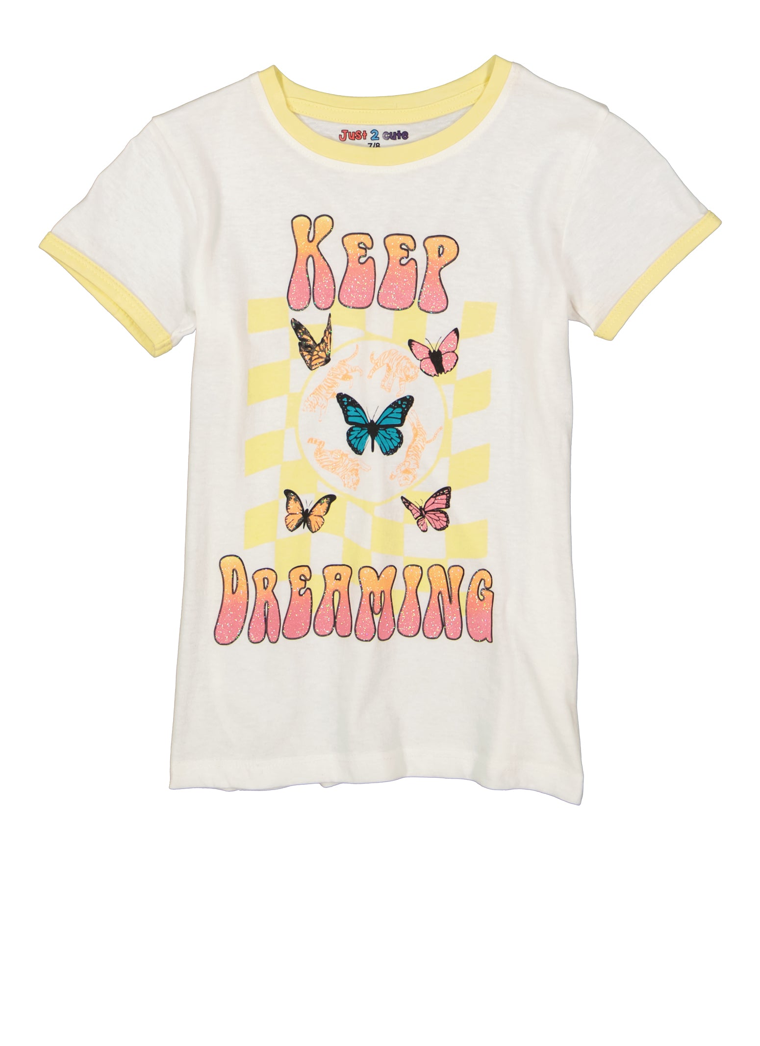 Girls Keep Dreaming Graphic Ringer Tee