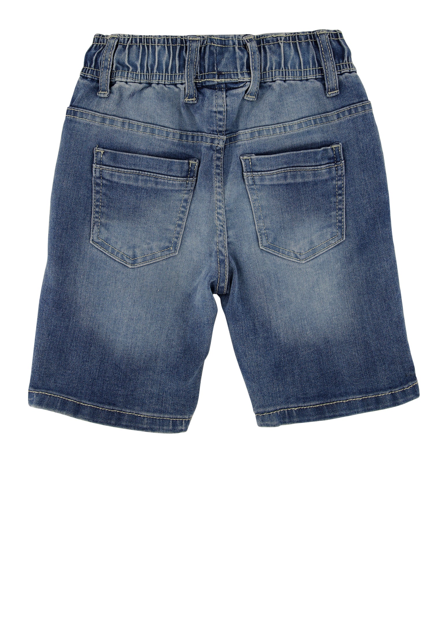Little Boys Whiskered Pocket Detail Shorts