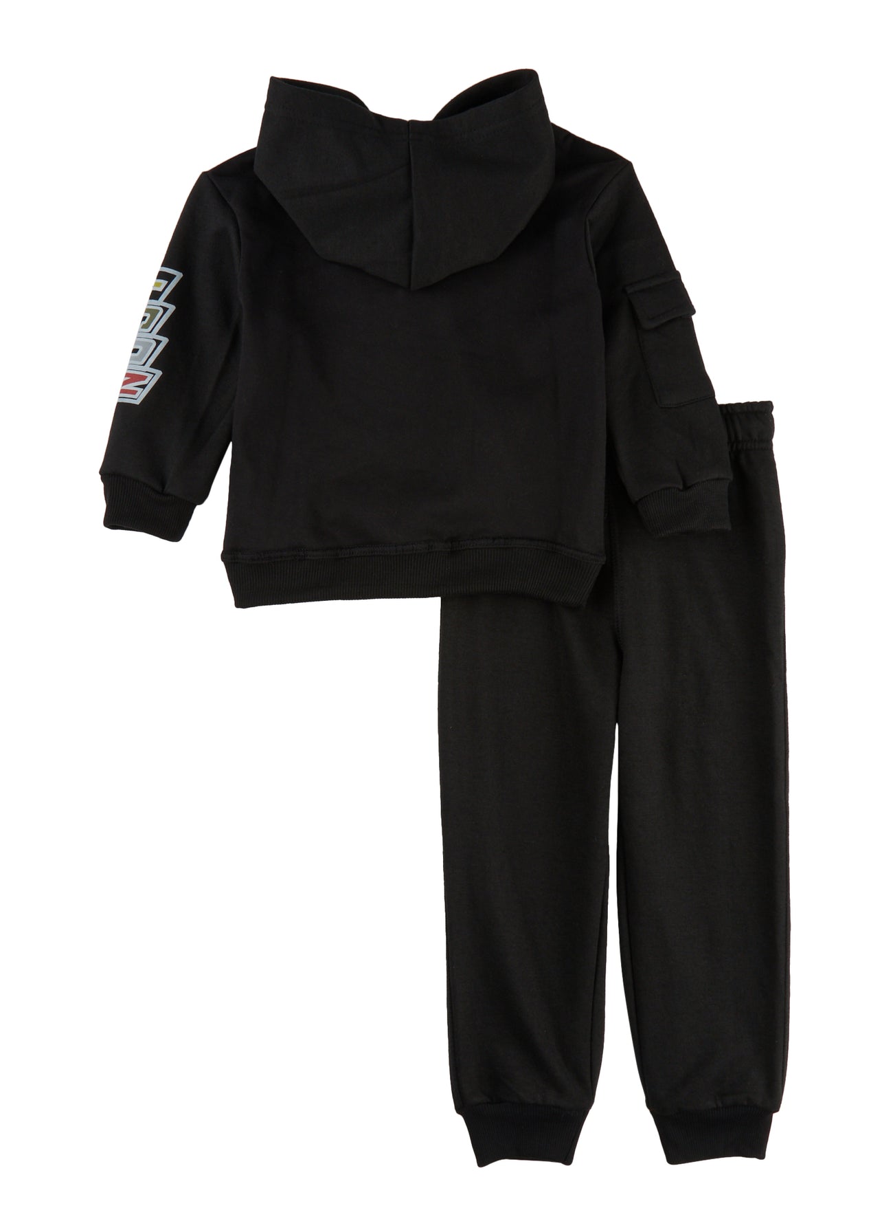 Little Boys Icon Graphic Pullover Hoodie and Joggers