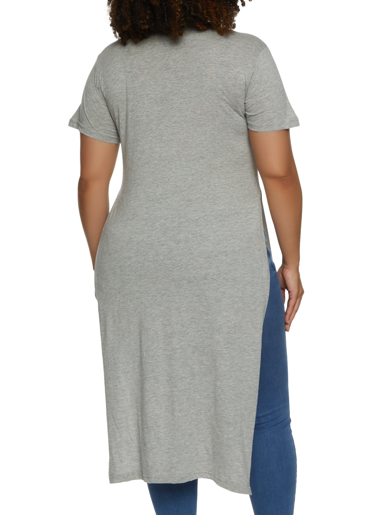 Plus Size Living My Best Life Graphic Maxi Tee