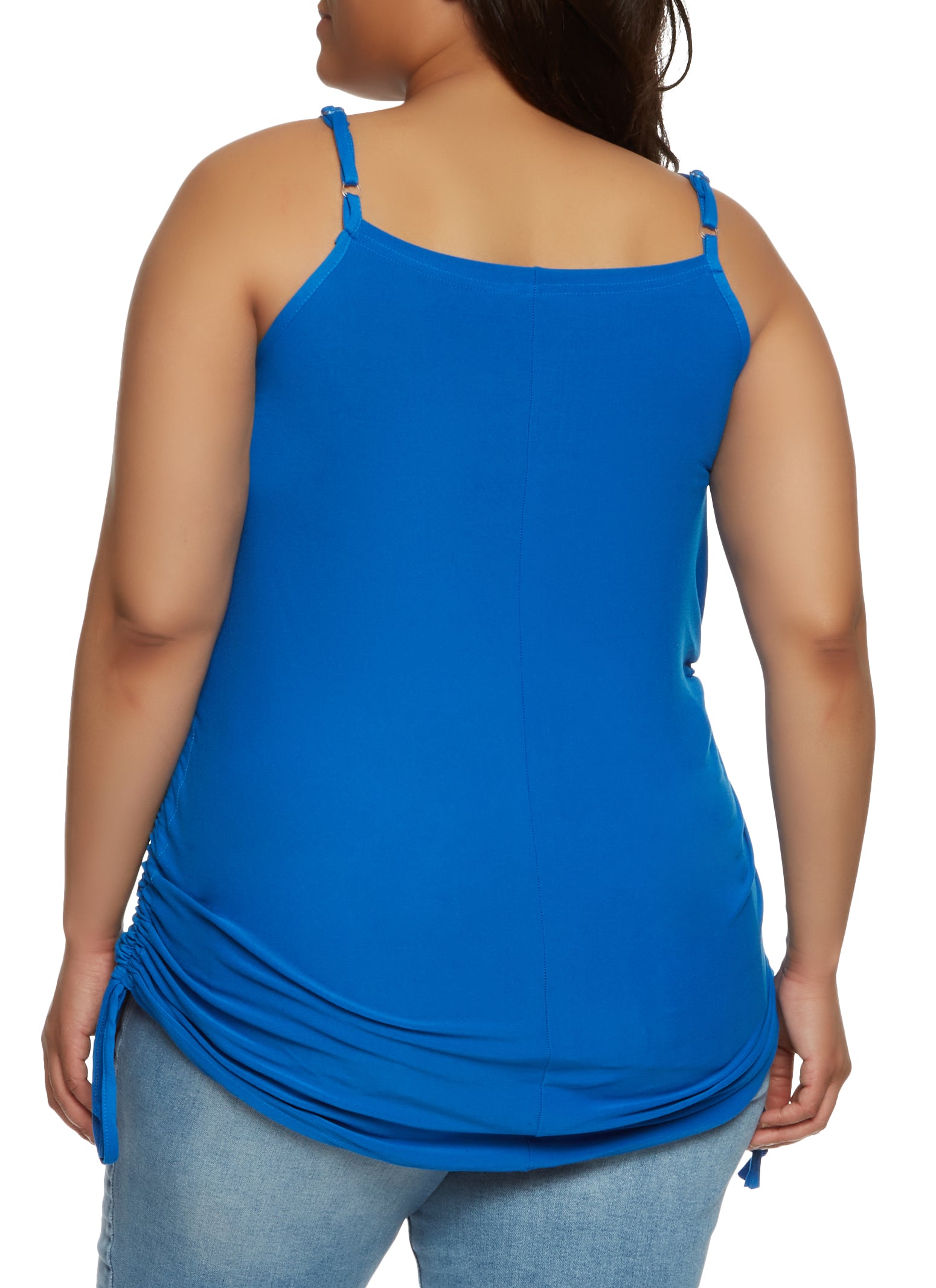Plus Size Long Ruched Cami