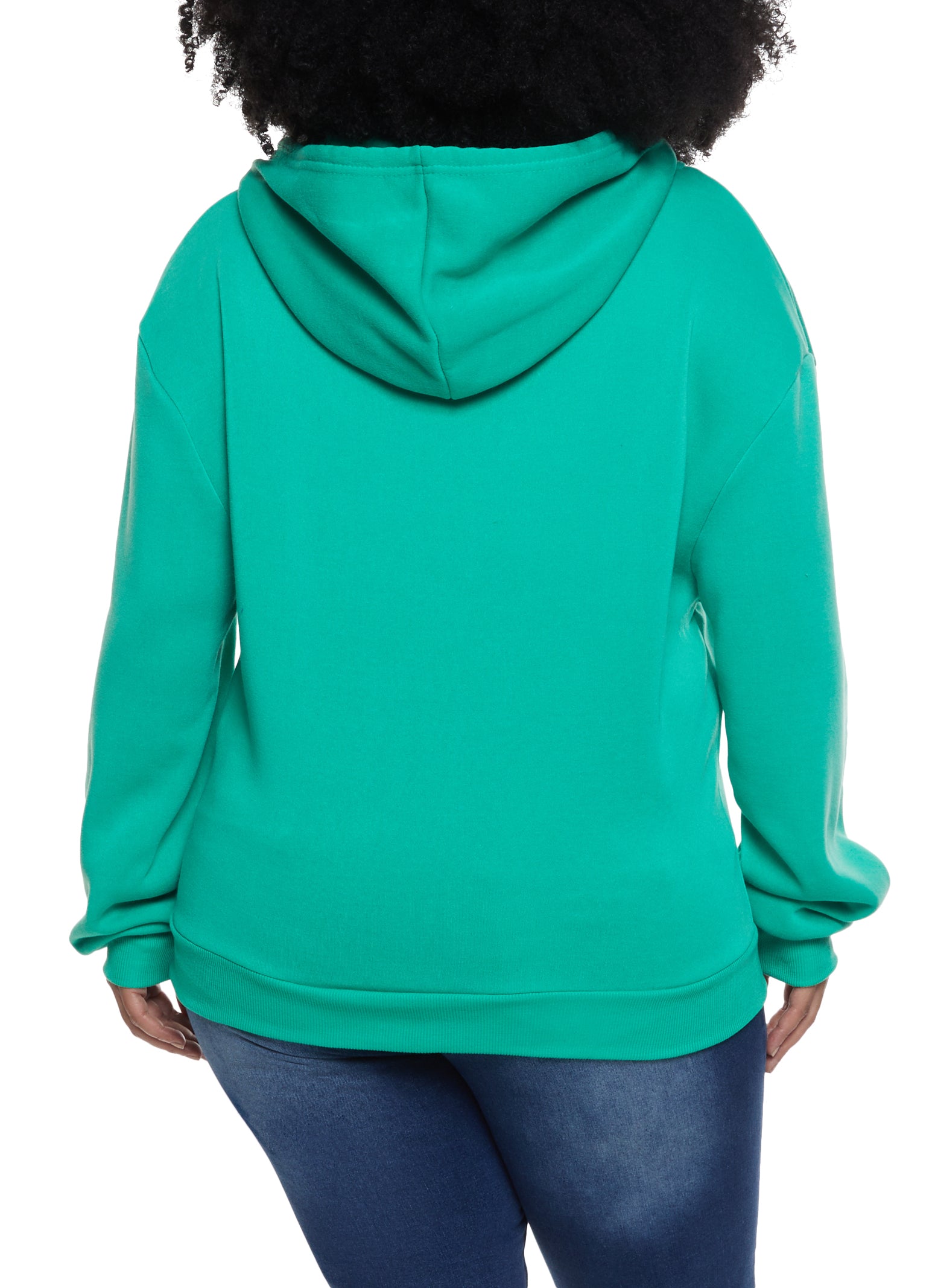 Kelly green zip hoodie Clearance