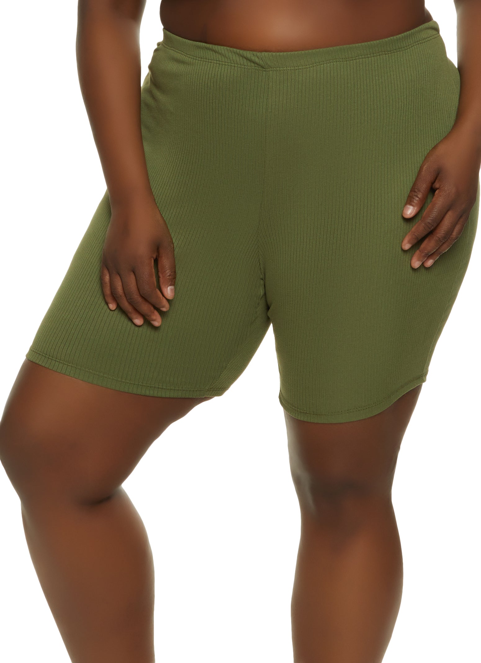 Plus Size Biker Shorts