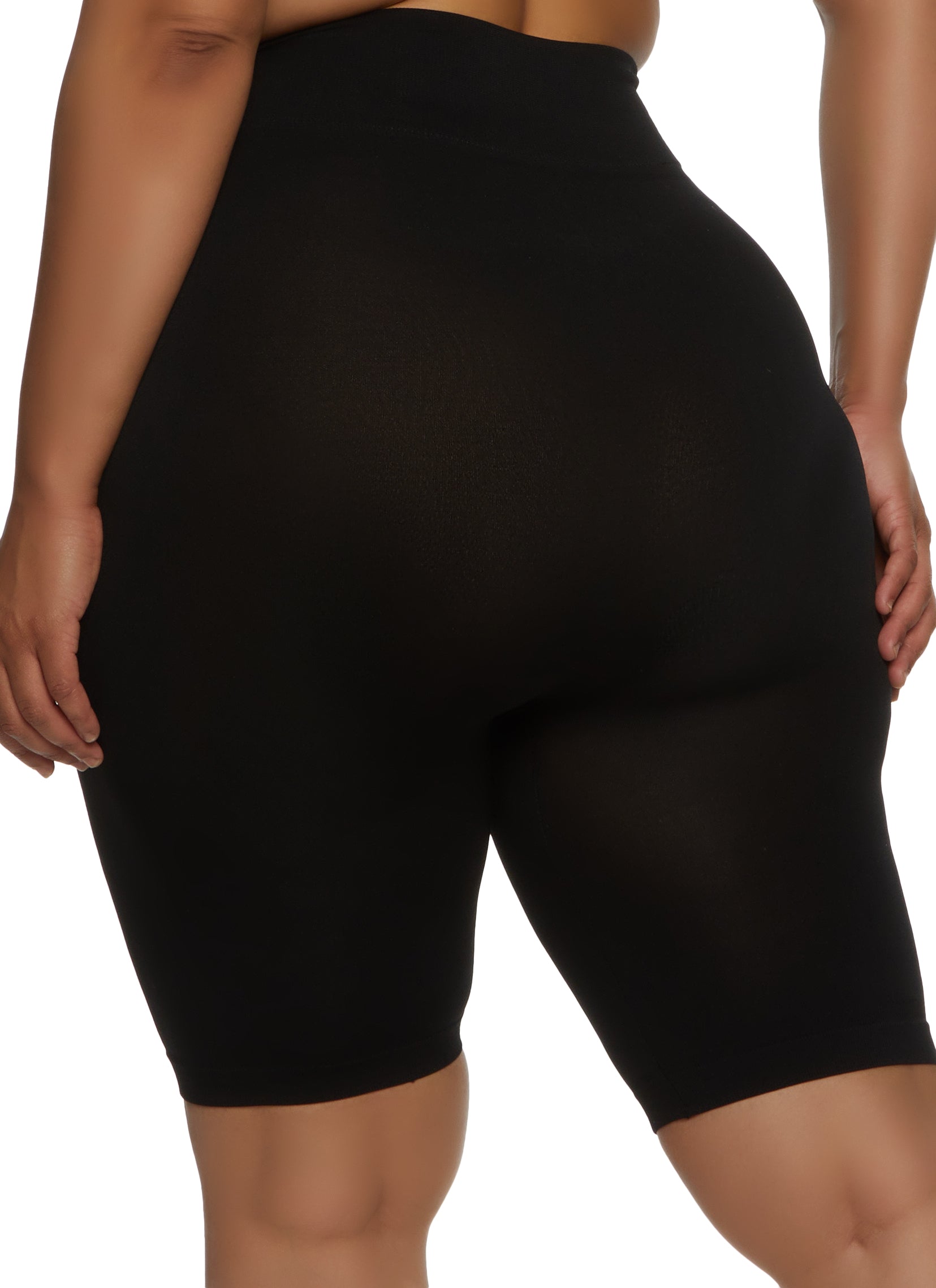 Plus Size Seamless Cycling Shorts